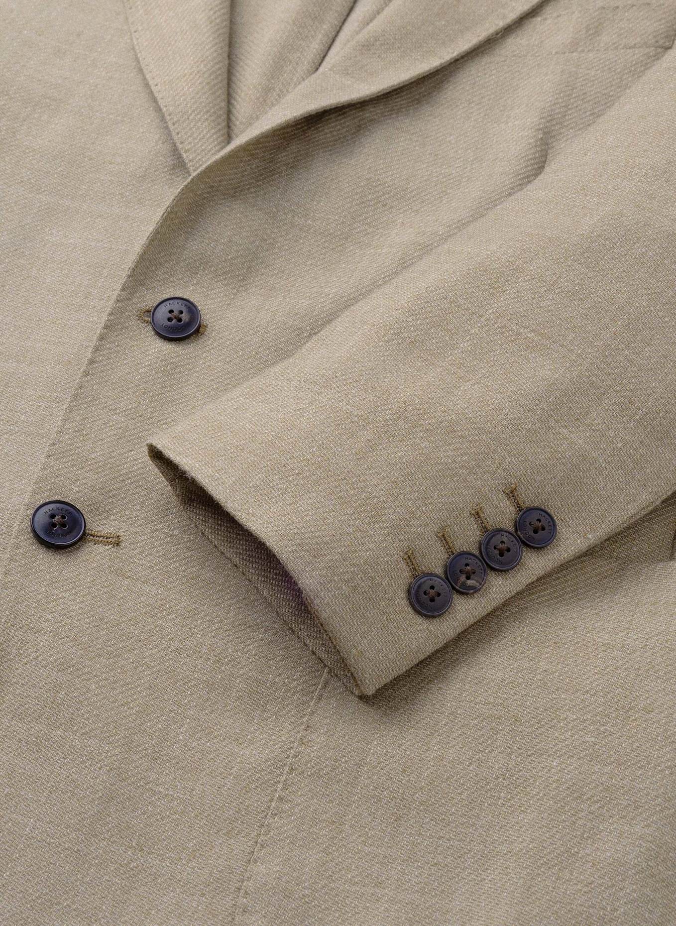 HACKETT LONDON Sakko STRETCH WL LIN TWILL: BEIGE