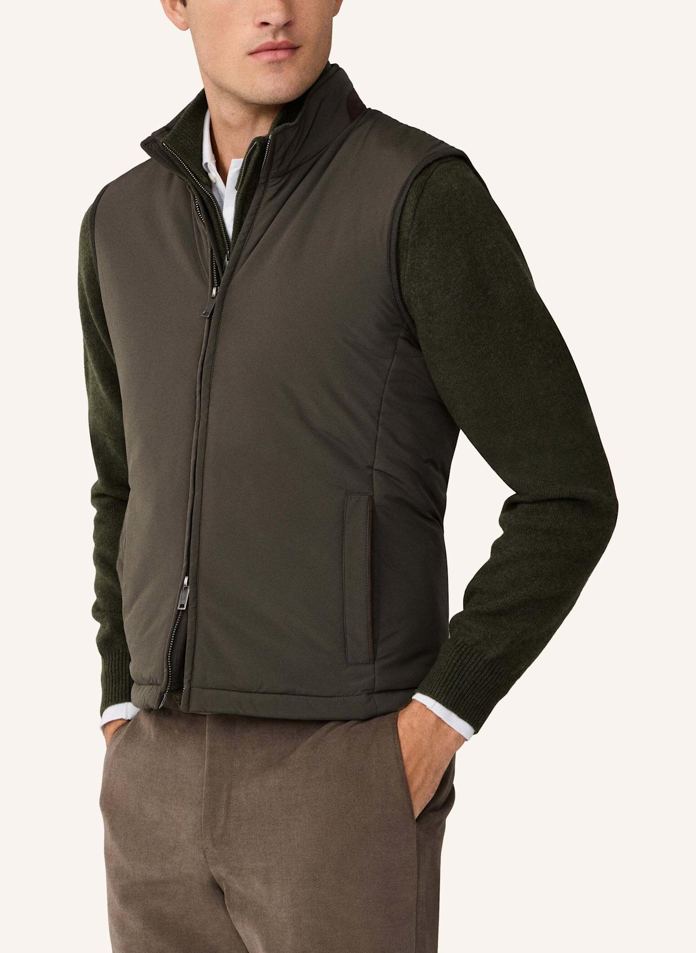 HACKETT LONDON Gilet WINDSOR GILET: DUNKELGRÜN