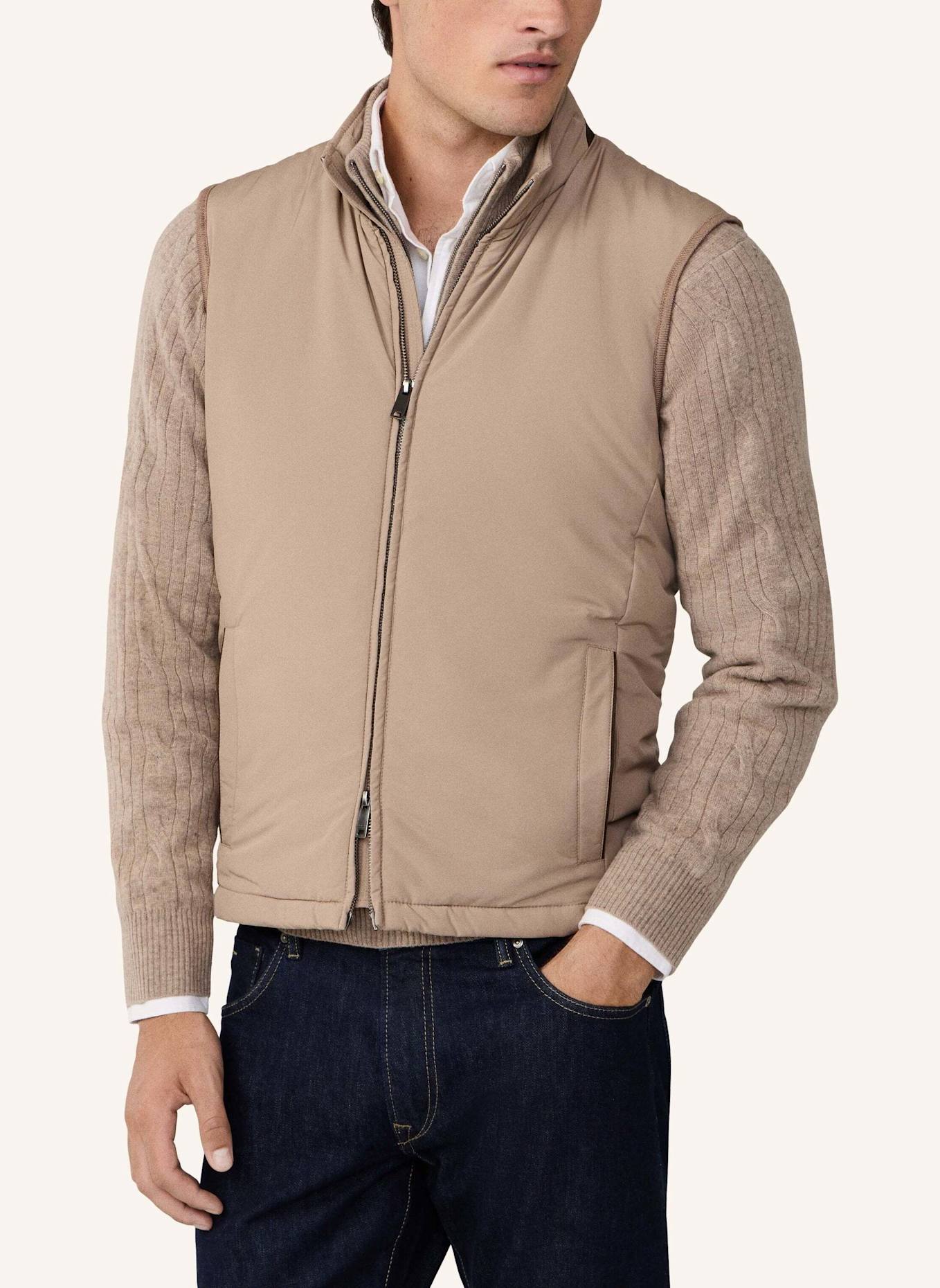 HACKETT LONDON Gilet WINDSOR GILET: BEIGE