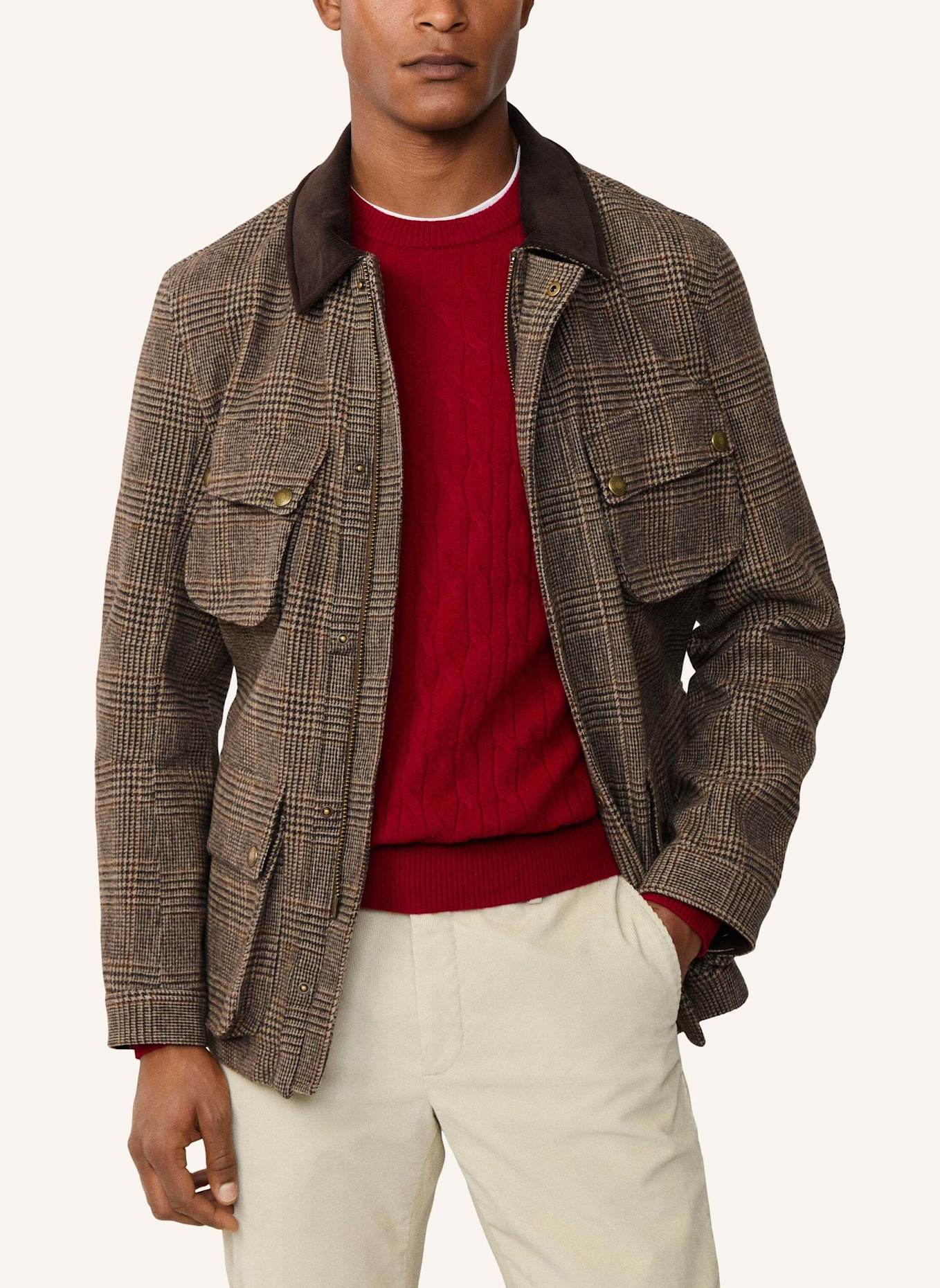 HACKETT LONDON Fieldjacket COUNTRY VELO JKT: CAMEL