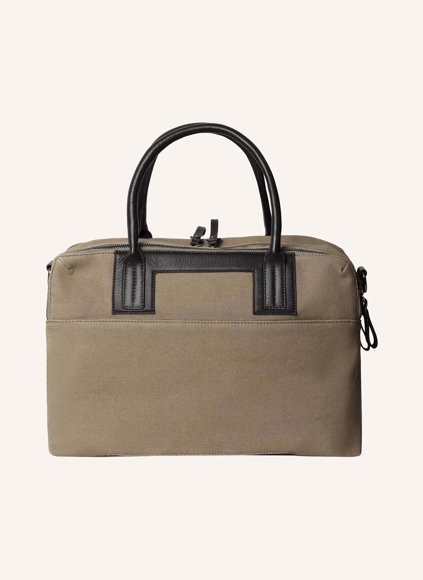HACKETT LONDON Reisetasche WELLS CANVAS 24H: GRÜN