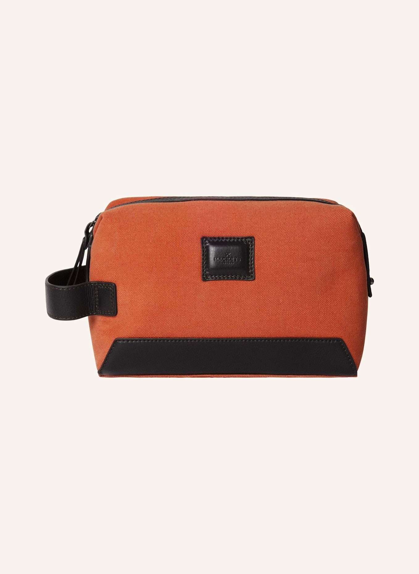 HACKETT LONDON Kosmetiktasche WELLS CANVAS WASHBAG: ORANGE