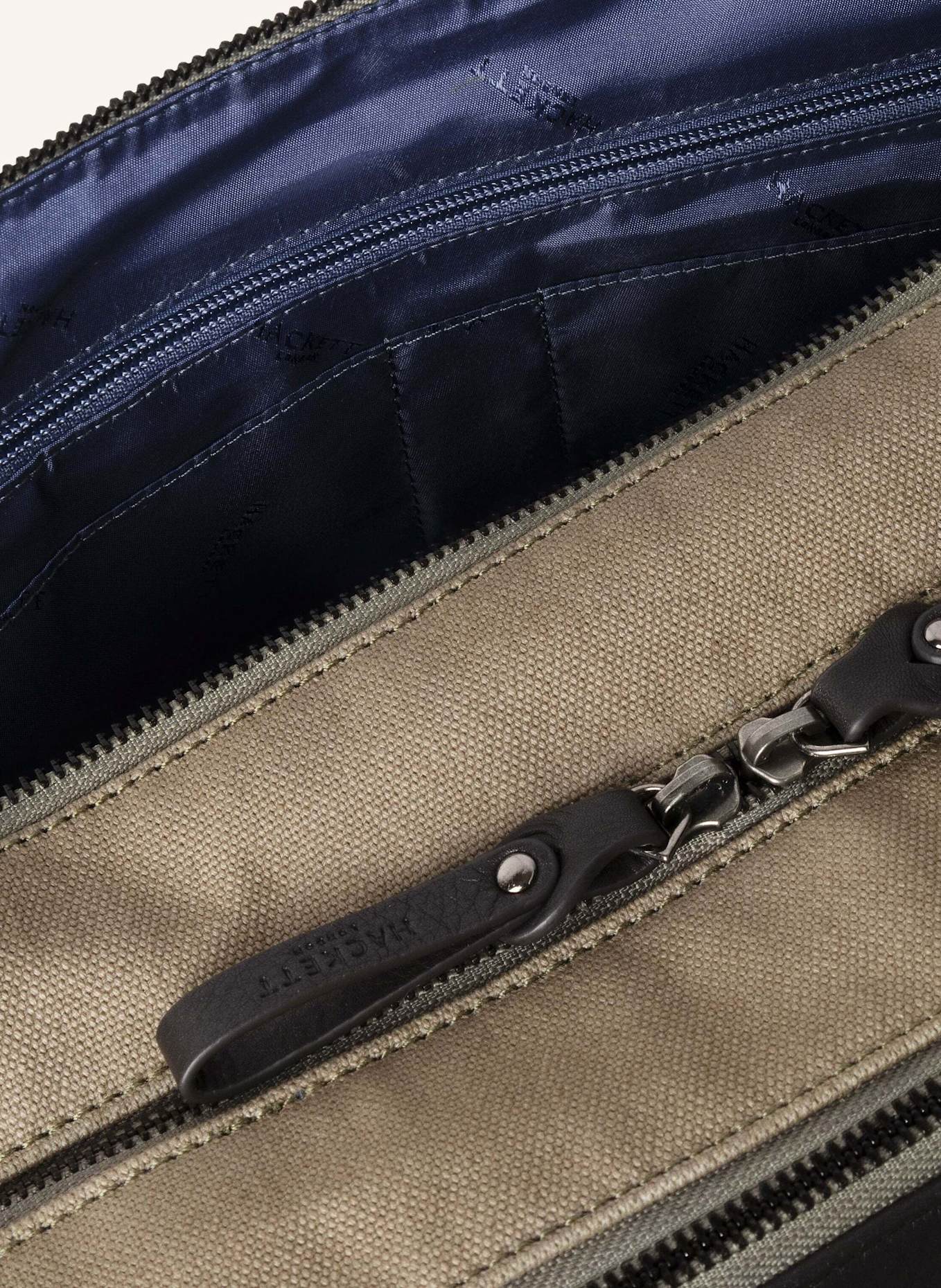 HACKETT LONDON Reisetasche WELLS CANVAS 24H: GRÜN