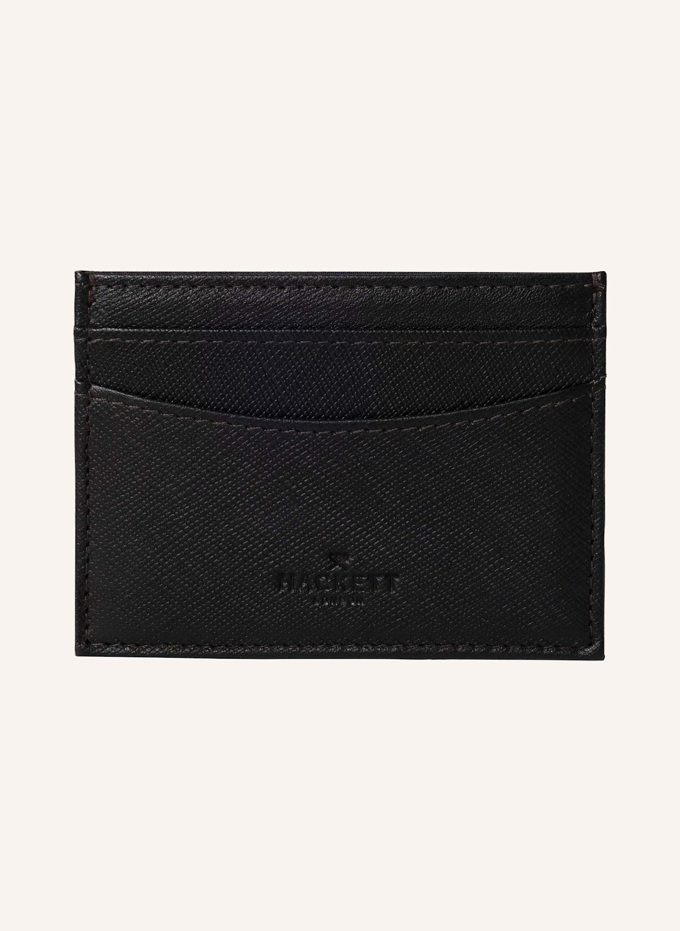 HACKETT LONDON Kartenetuis SAFF CARDHOLDER: BRAUN