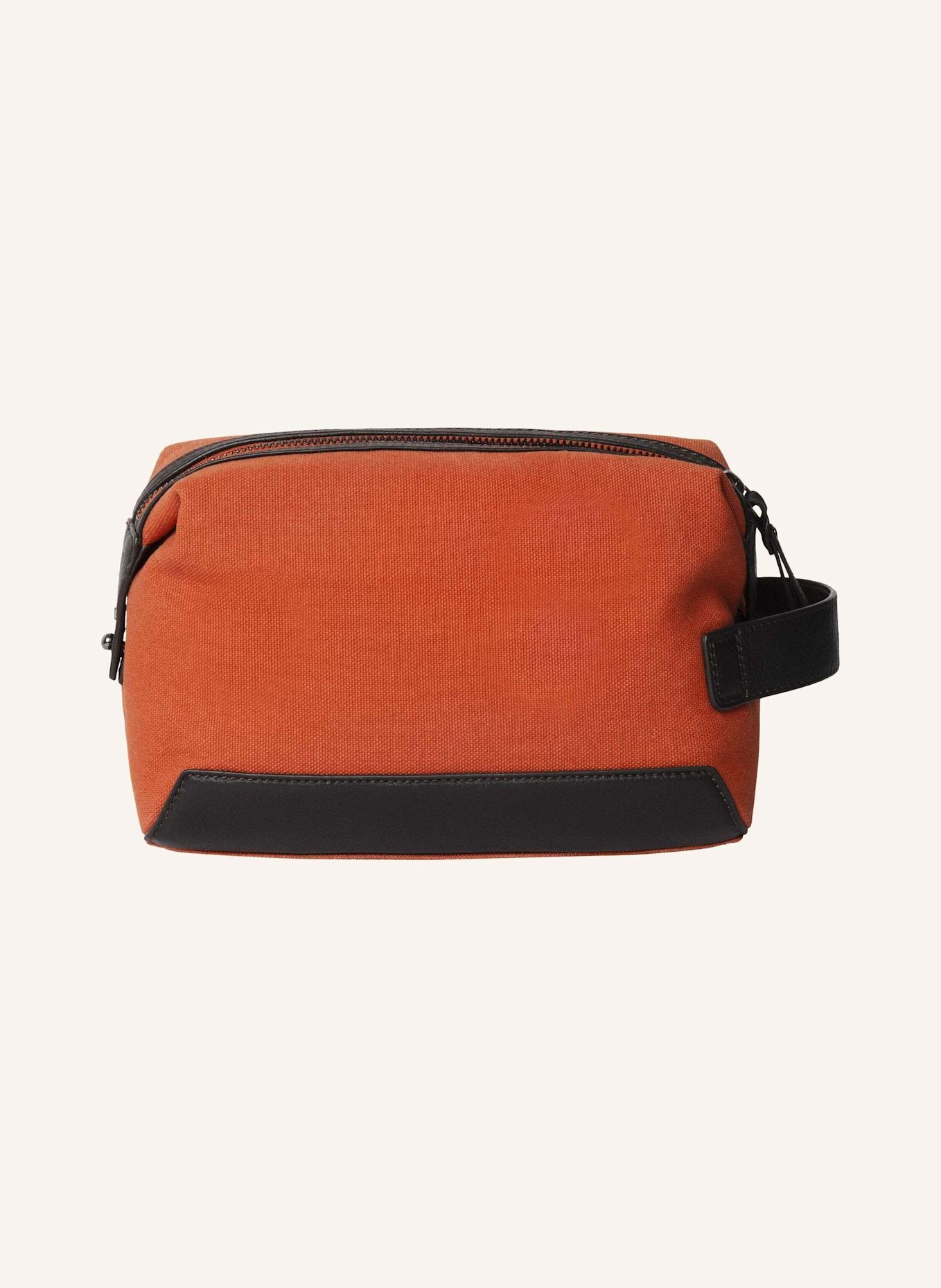 HACKETT LONDON Kosmetiktasche WELLS CANVAS WASHBAG: ORANGE