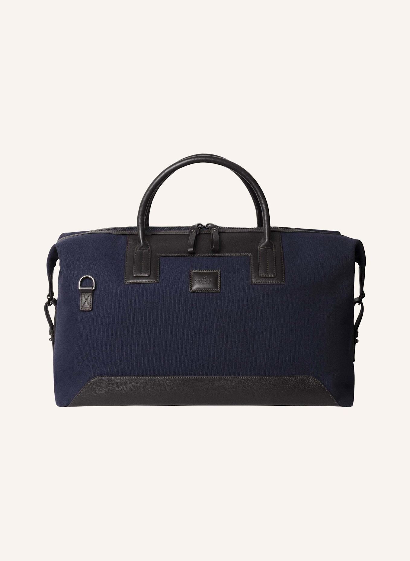 HACKETT LONDON Reisetasche WELLS CANVAS HOLDALL: DUNKELBLAU