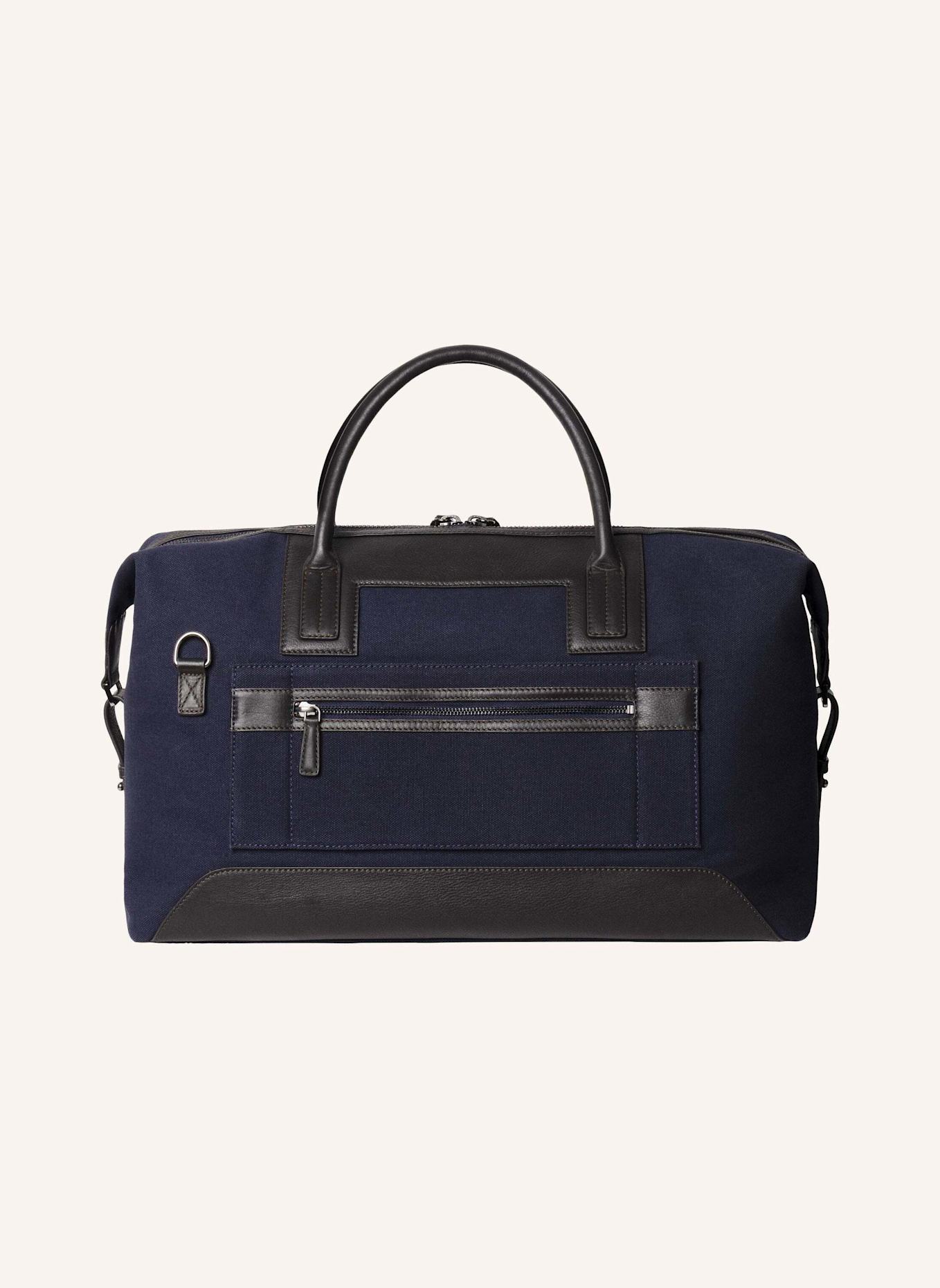 HACKETT LONDON Reisetasche WELLS CANVAS HOLDALL: DUNKELBLAU