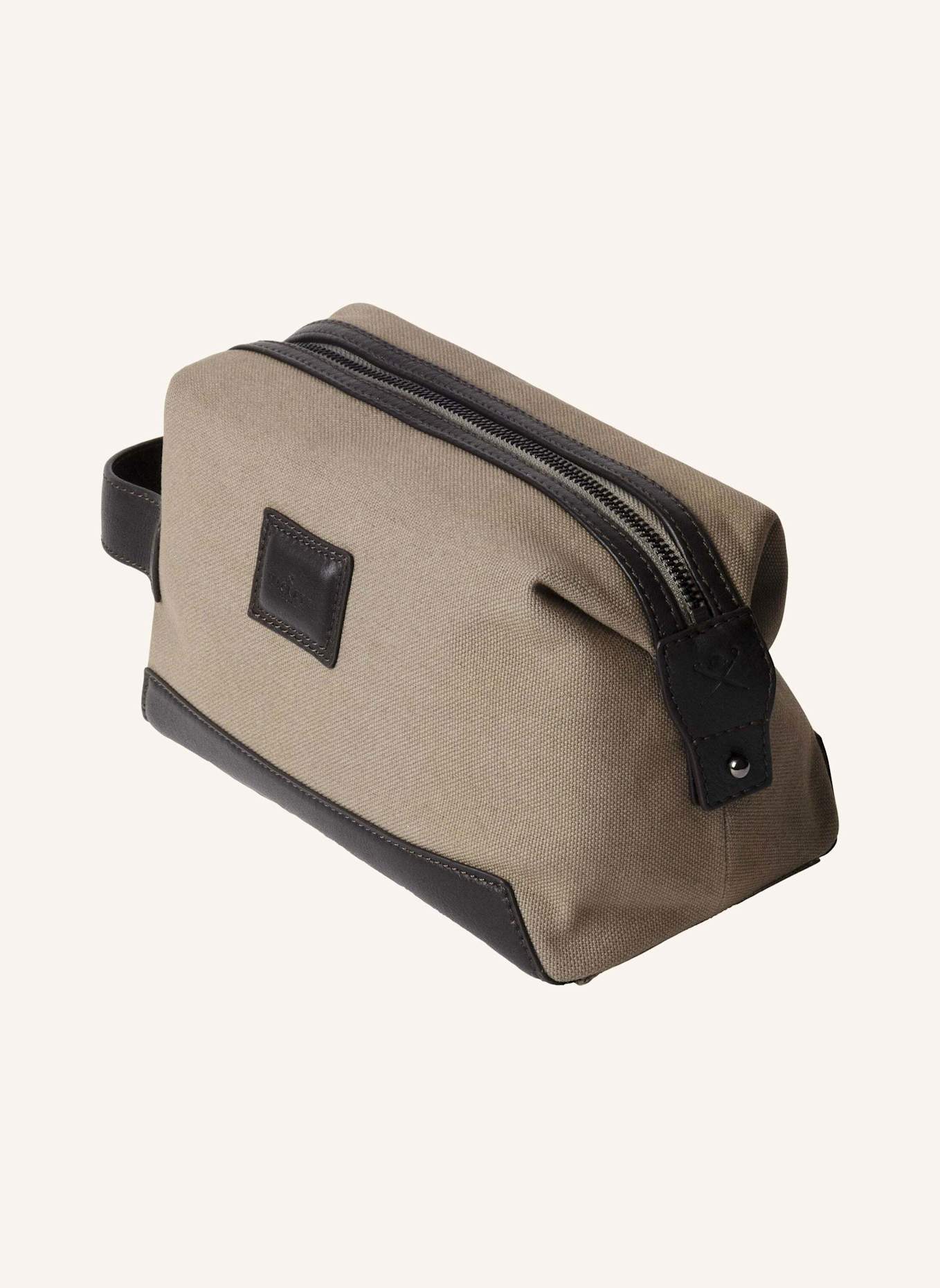 HACKETT LONDON Kosmetiktasche WELLS CANVAS WASHBAG: GRÜN