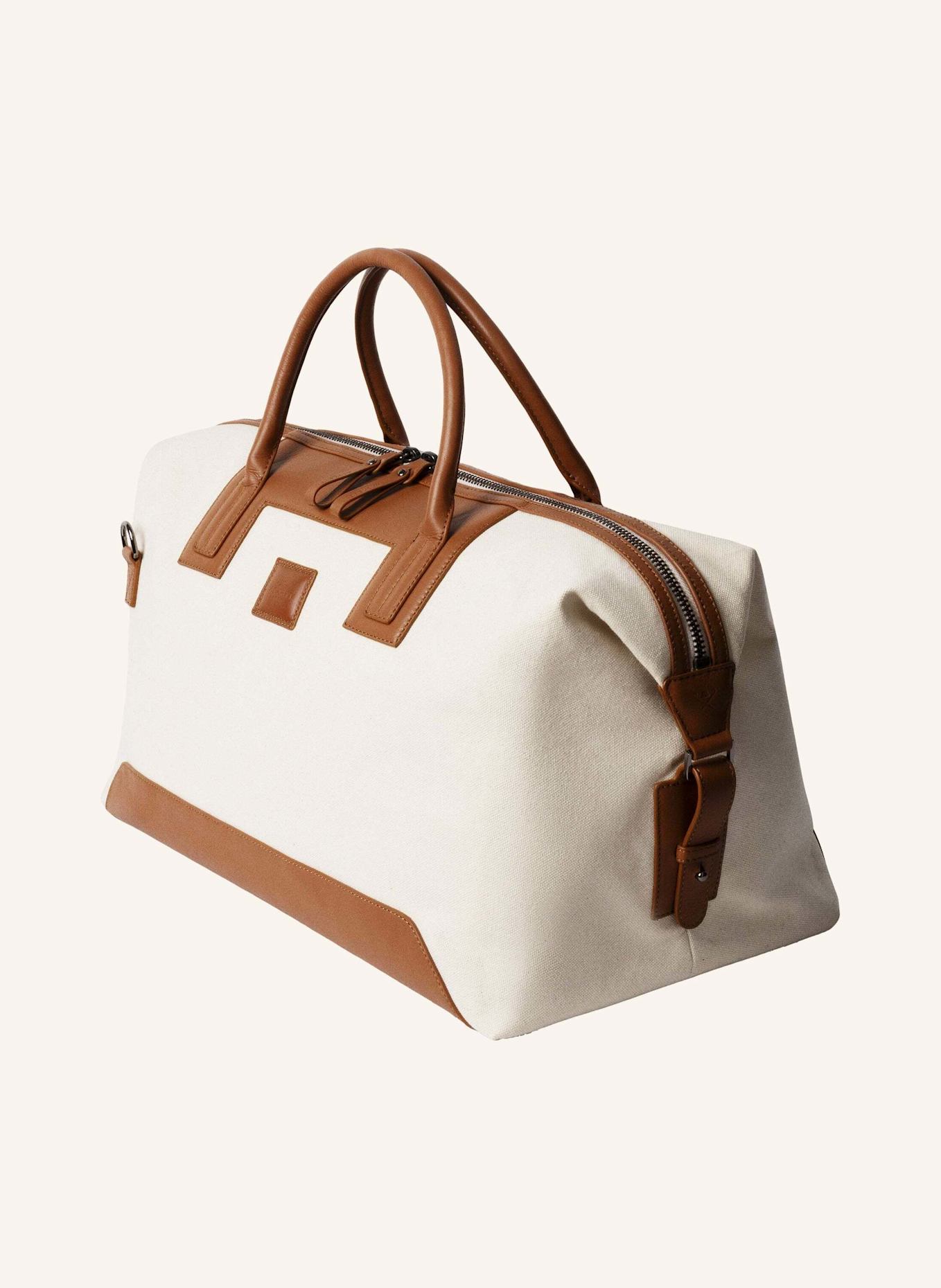 HACKETT LONDON Reisetasche WELLS CANVAS HOLDALL: CREME