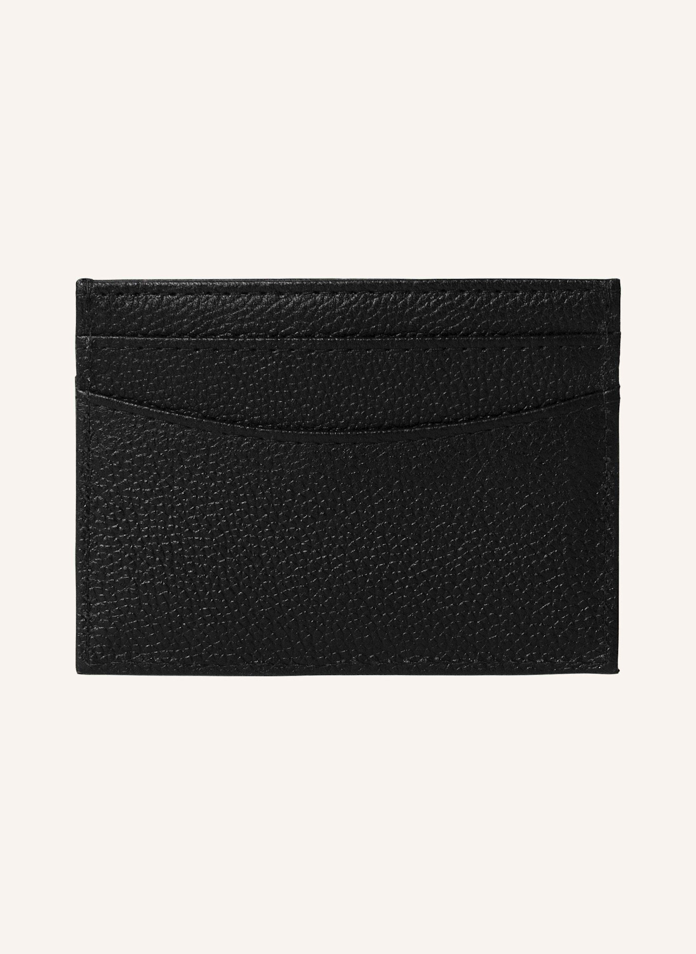HACKETT LONDON Kartenetuis LUXE CARDHOLDER: SCHWARZ