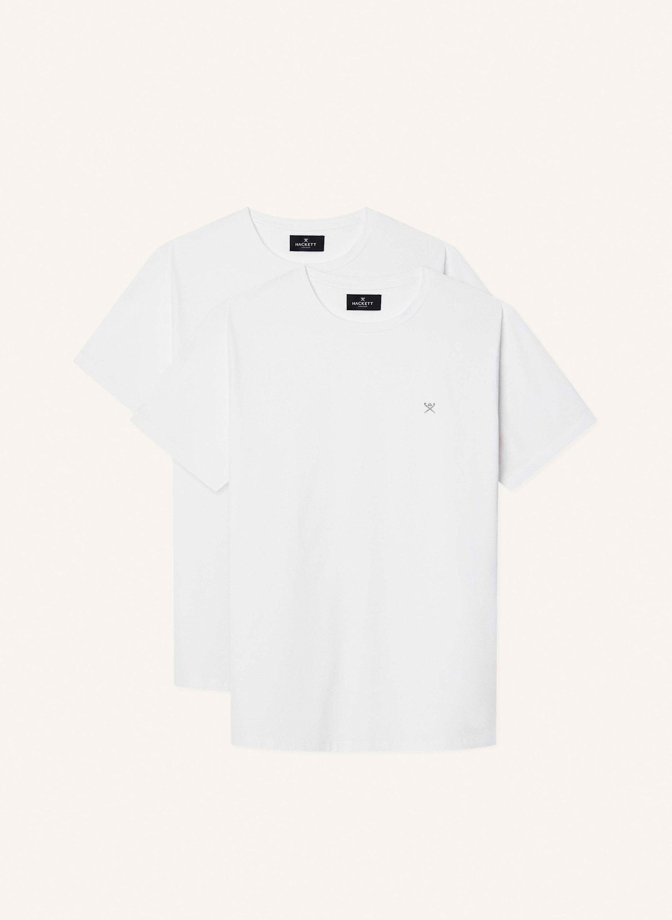 HACKETT LONDON T-Shirt CORE TSHIRT 2P: WEISS