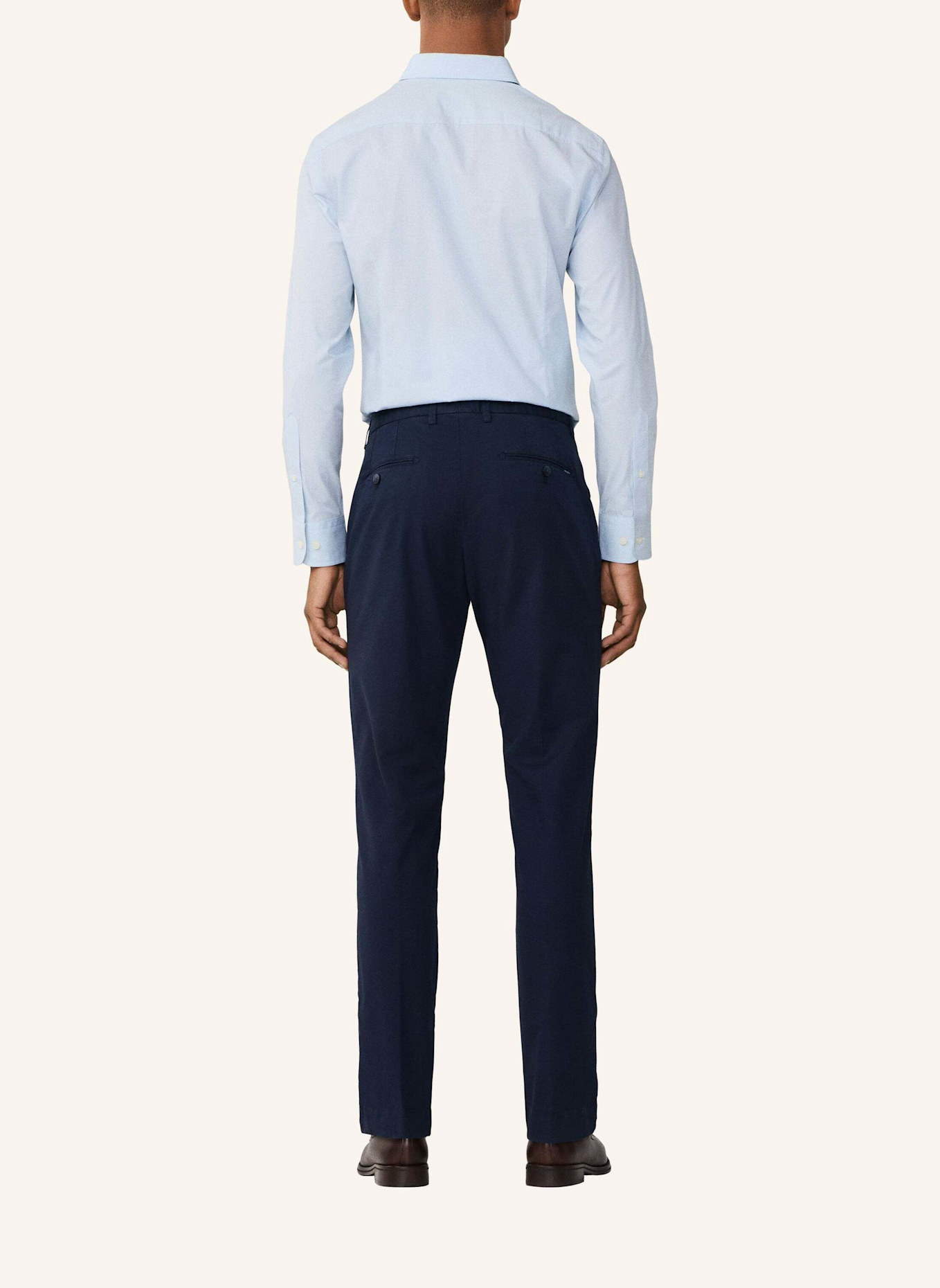 HACKETT LONDON Chino PD TEXTURE CHINO: BLAU