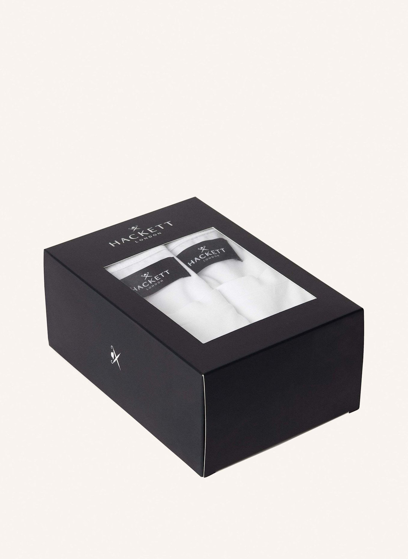 HACKETT LONDON T-Shirt CORE TSHIRT 2P: WEISS