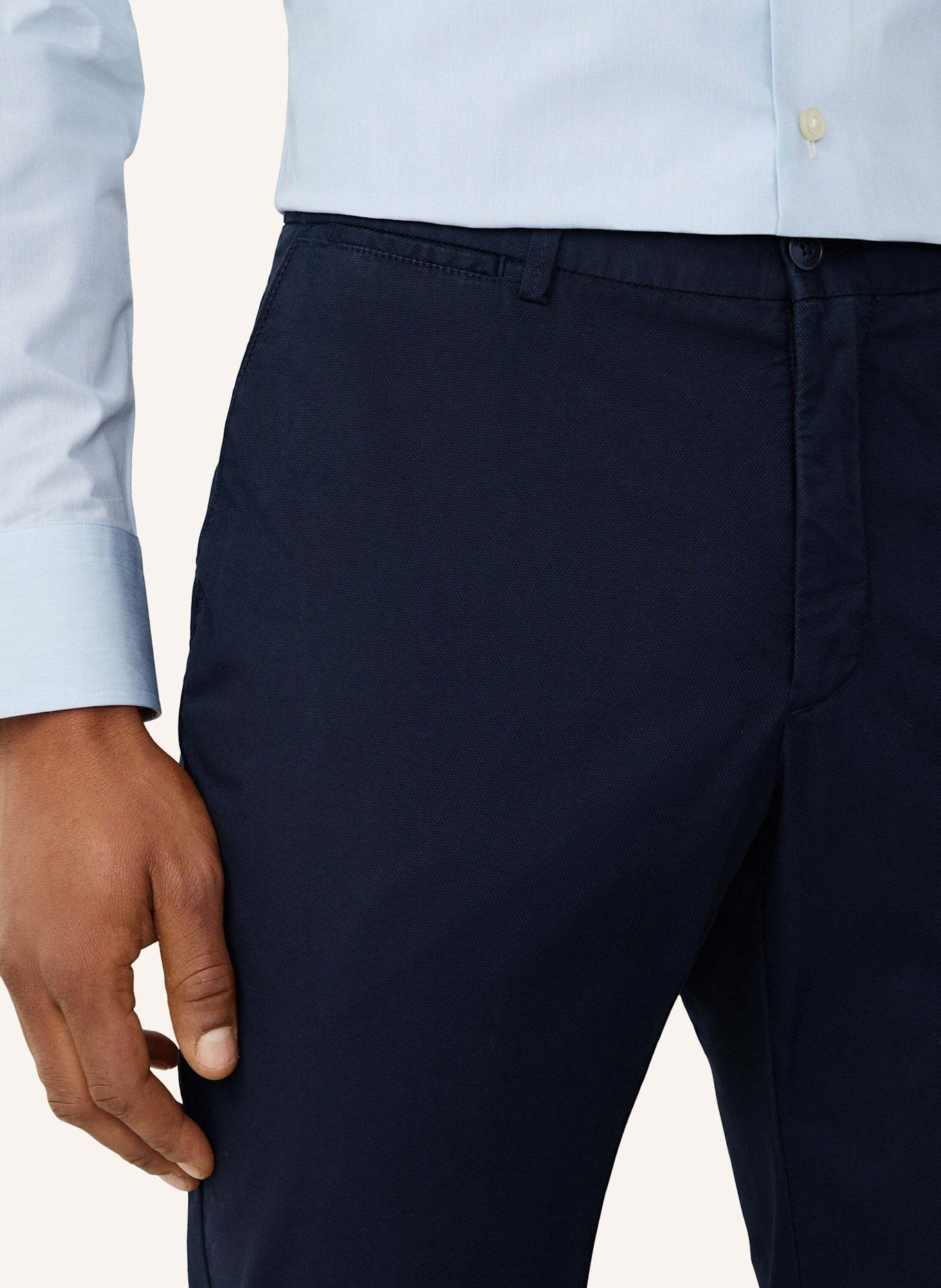 HACKETT LONDON Chino PD TEXTURE CHINO: BLAU