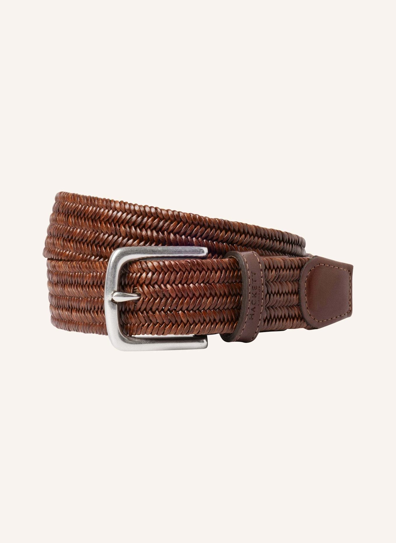HACKETT LONDON Gürtel TUBULR CRD PLAIT BLT: BRAUN
