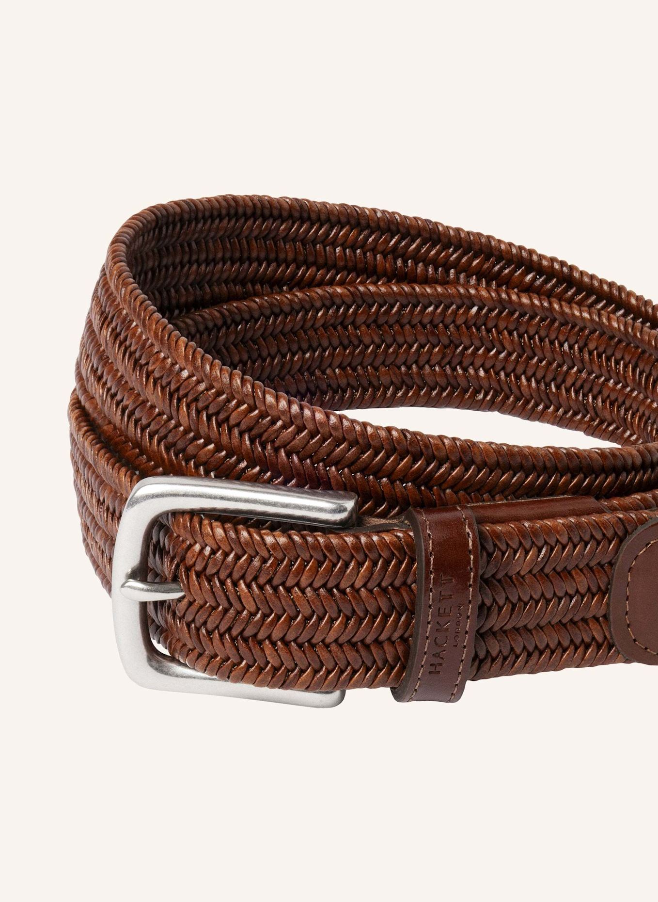 HACKETT LONDON Gürtel TUBULR CRD PLAIT BLT: BRAUN