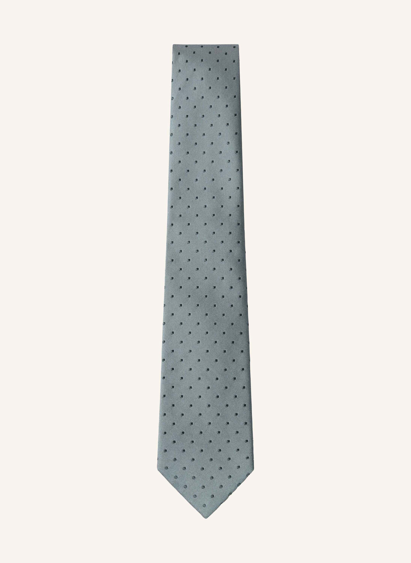 HACKETT LONDON Krawatte TWILL MAYFAIR DOT: HELLGRÜN
