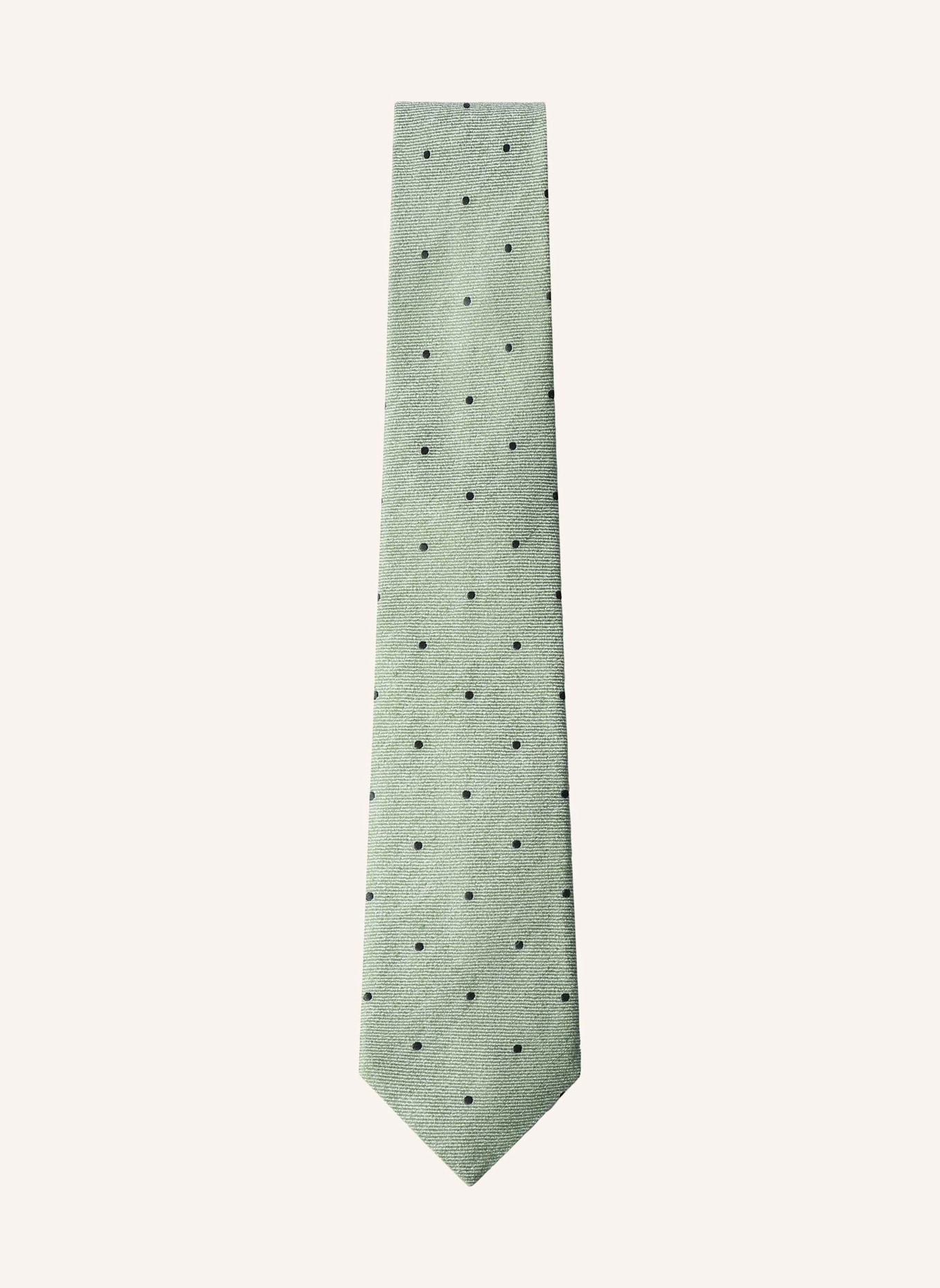 HACKETT LONDON Krawatte BLEND TWILL DOT: GRÜN