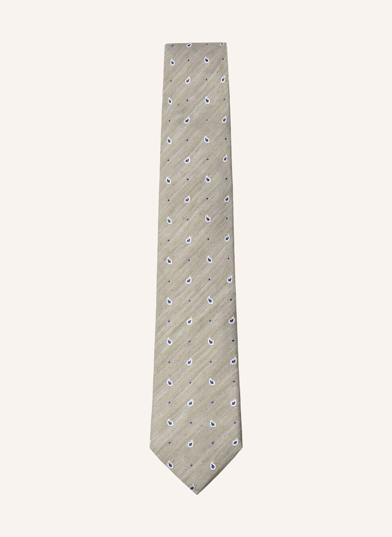 HACKETT LONDON Krawatte CLEAN PAISLEY: GRÜN