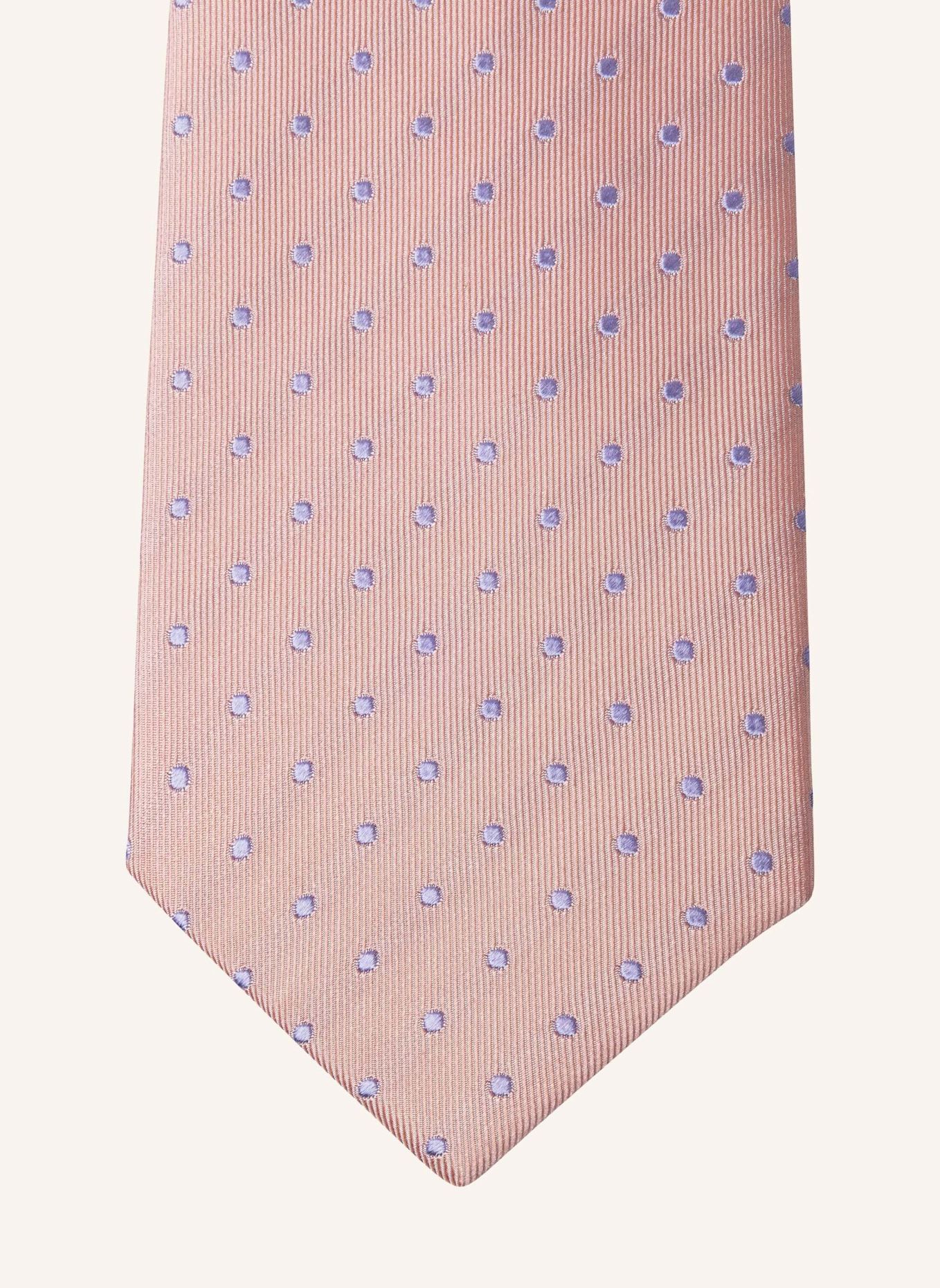 HACKETT LONDON Krawatte TWILL MAYFAIR DOT: HELLROSA