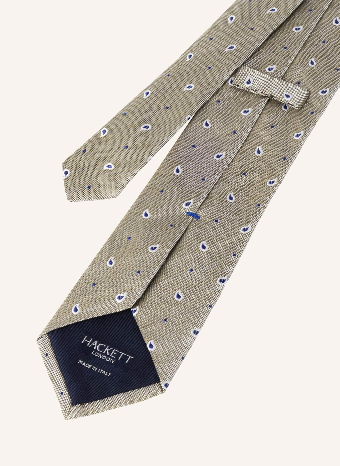 HACKETT LONDON Krawatte CLEAN PAISLEY: GRÜN