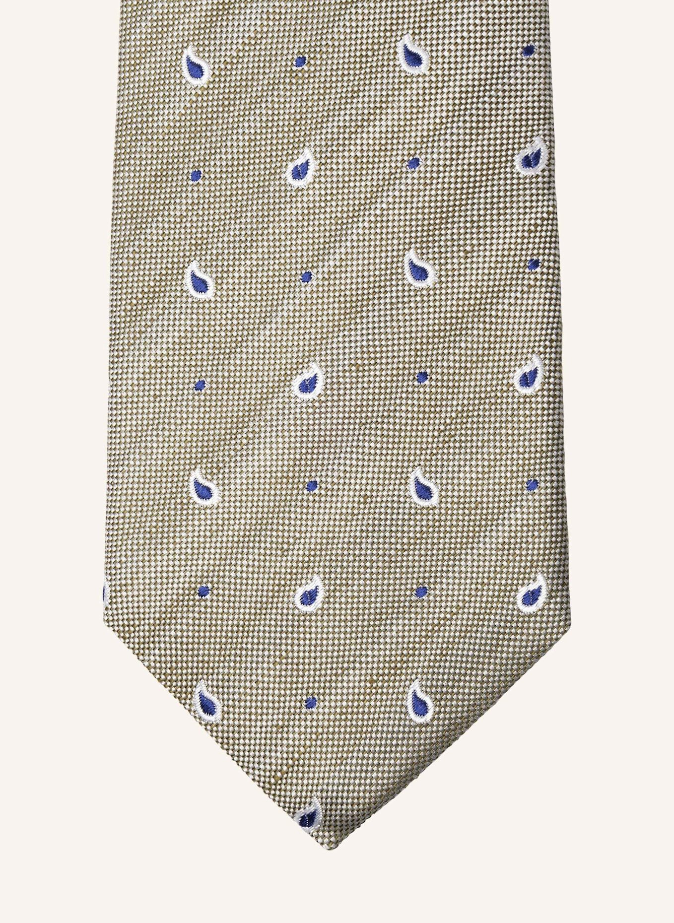 HACKETT LONDON Krawatte CLEAN PAISLEY: GRÜN