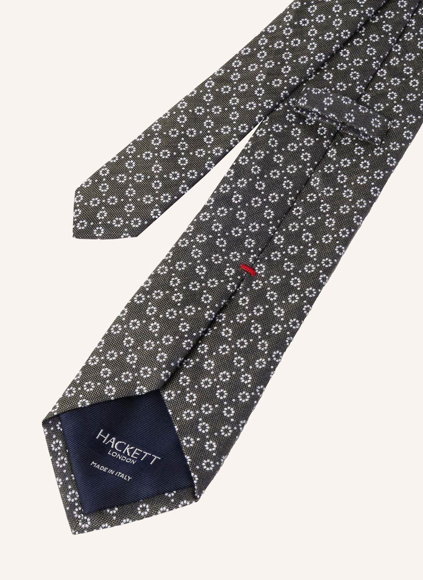 HACKETT LONDON Krawatte NATTE CIRCLE DOT: GRÜN