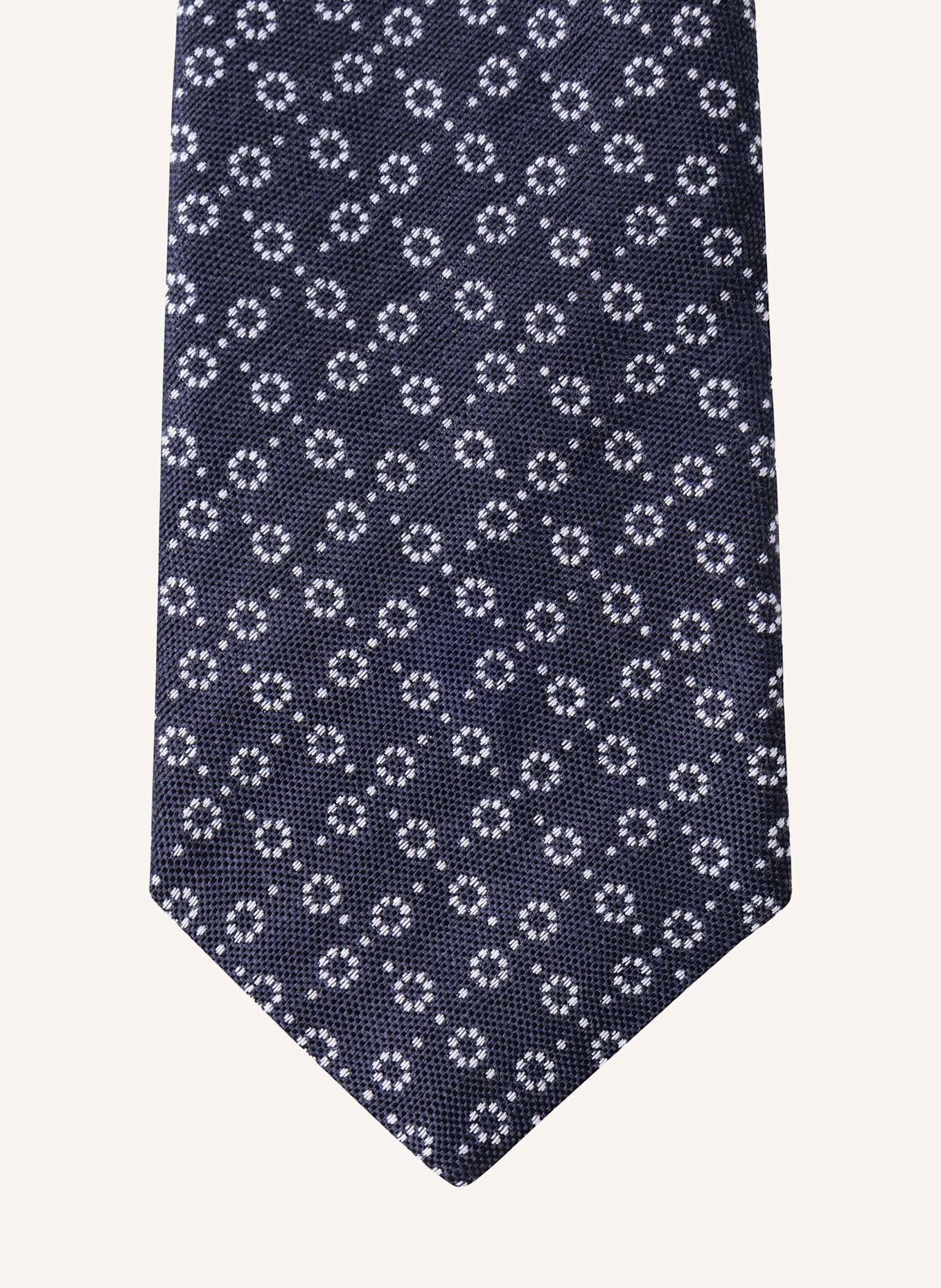 HACKETT LONDON Krawatte NATTE CIRCLE DOT: DUNKELBLAU