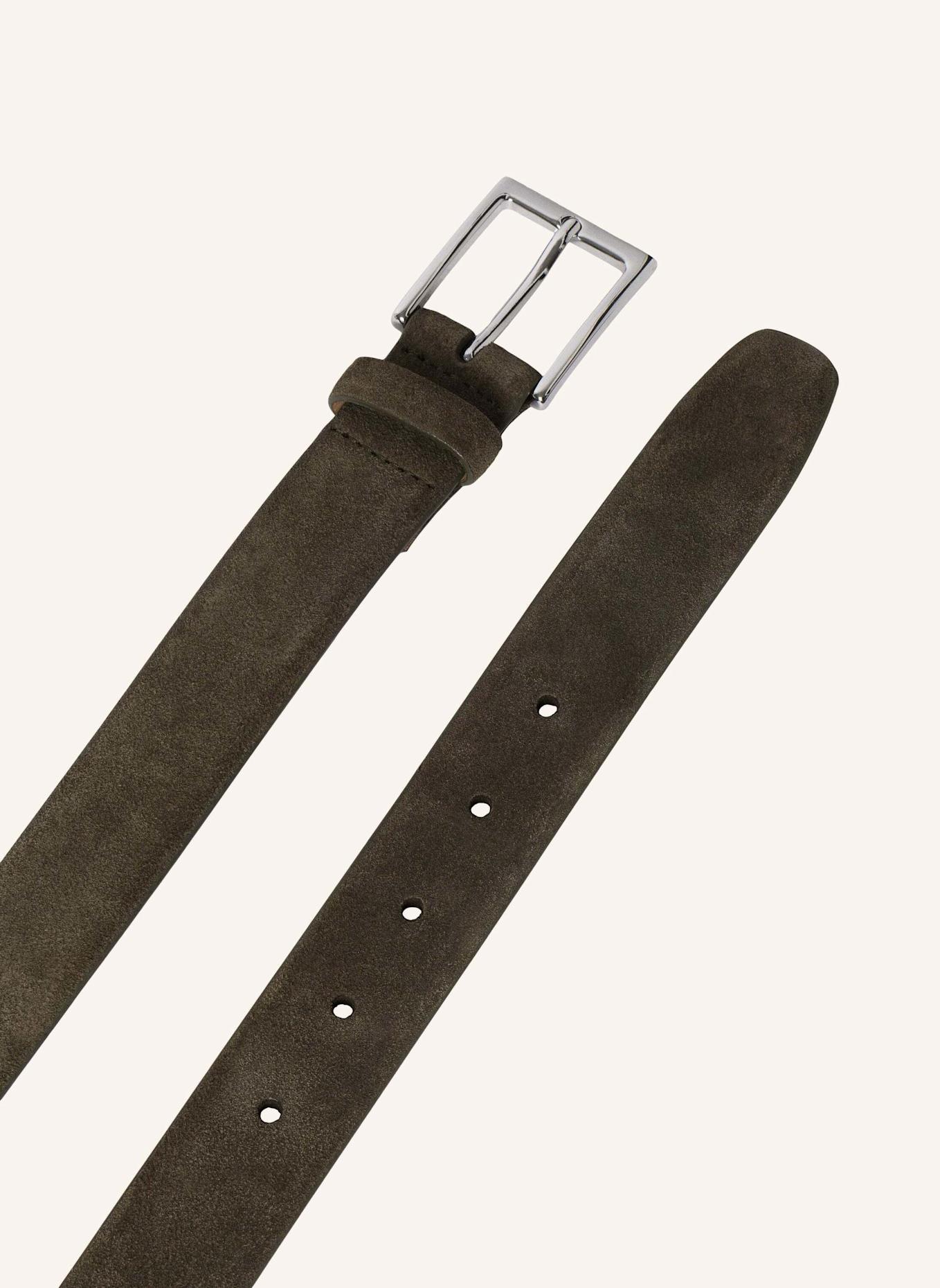 HACKETT LONDON Gürtel SUEDE FEATHER EDGE: GRÜN