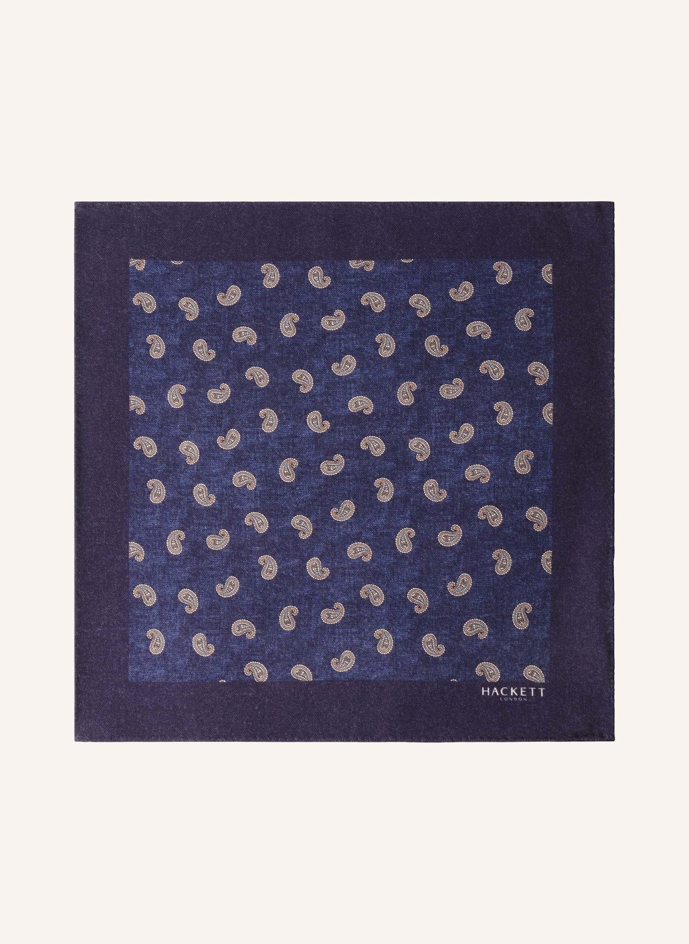 HACKETT LONDON Taschentuch SMALL PAISLEY HANK: DUNKELBLAU