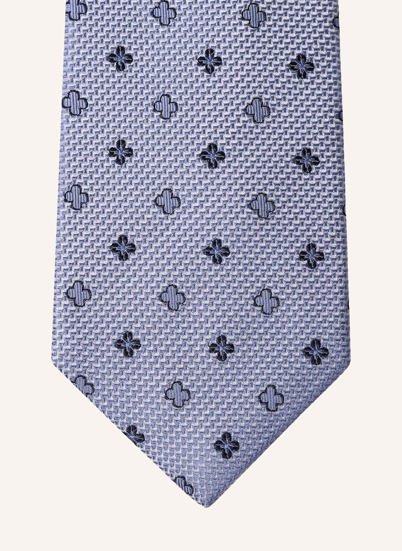 HACKETT LONDON Krawatte FLOWER OUTLINE: BLAU