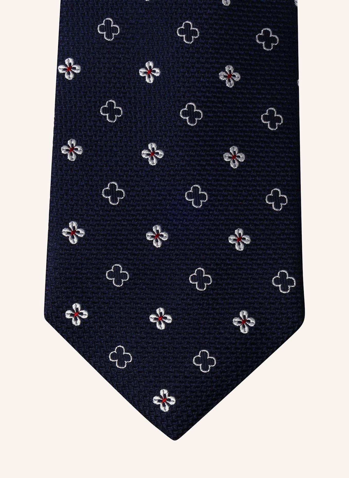 HACKETT LONDON Krawatte FLOWER OUTLINE: DUNKELBLAU