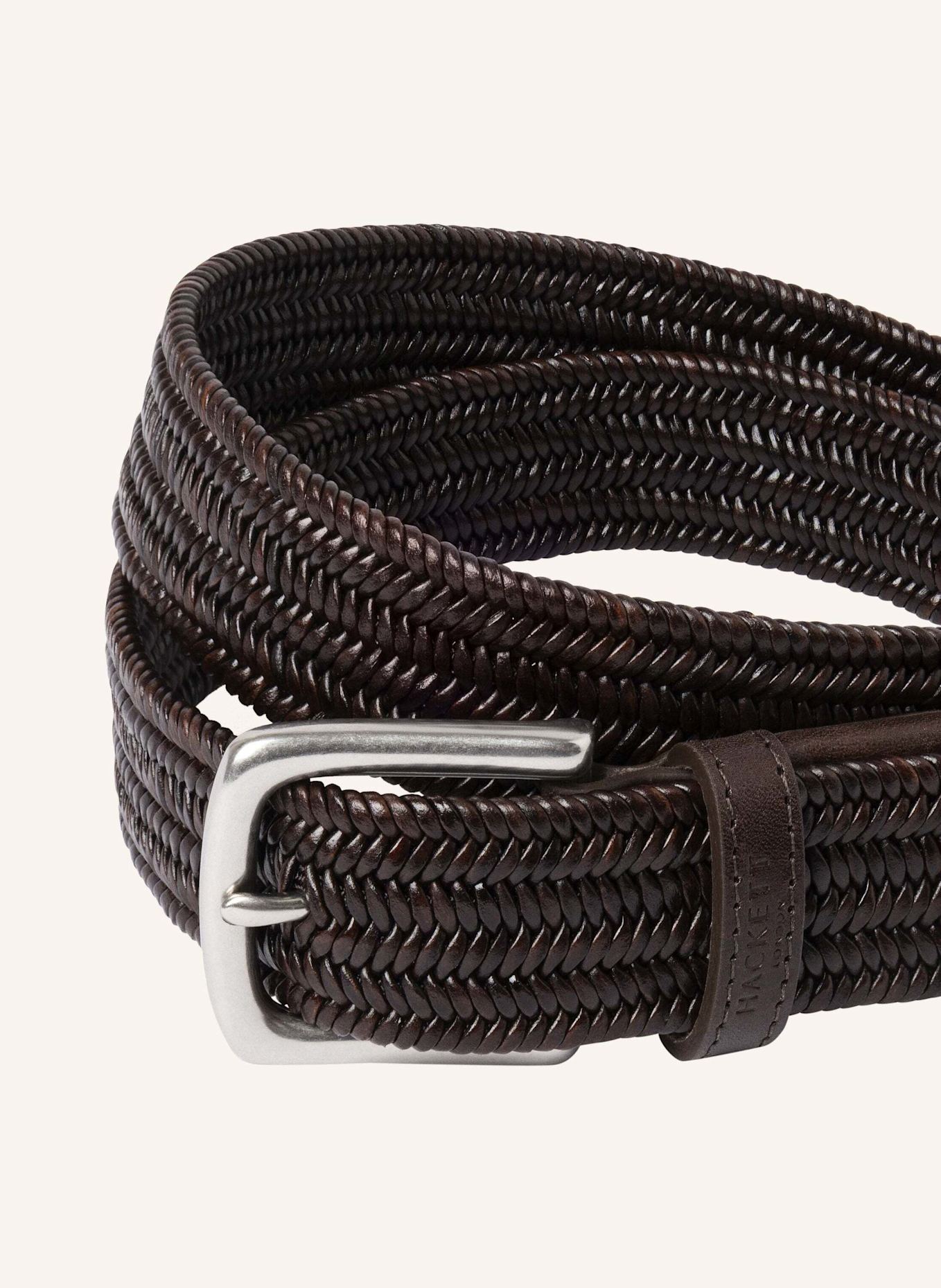 HACKETT LONDON Gürtel TUBULR CRD PLAIT BLT: BRAUN
