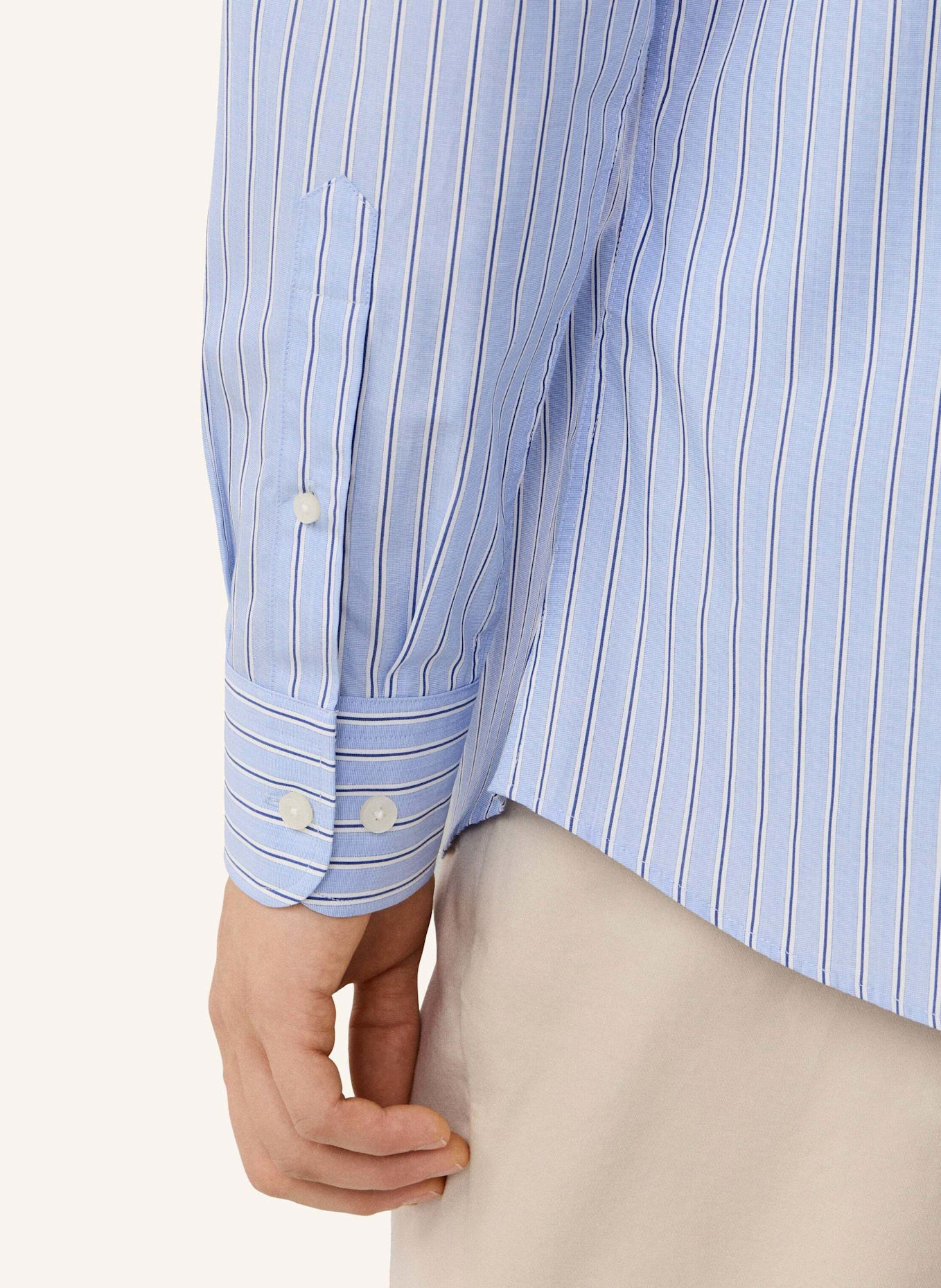 HACKETT LONDON Freizeithemd EOE BUTCHER STRIPE: BLAU