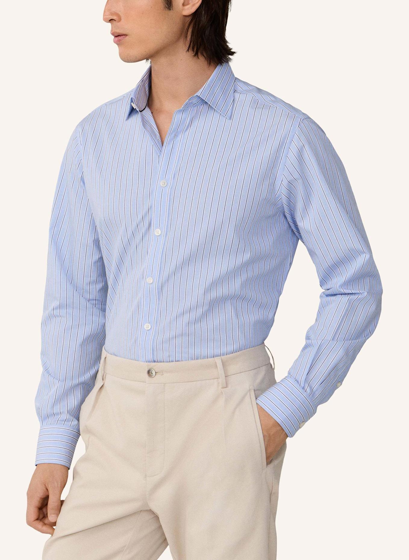 HACKETT LONDON Freizeithemd EOE BUTCHER STRIPE: BLAU