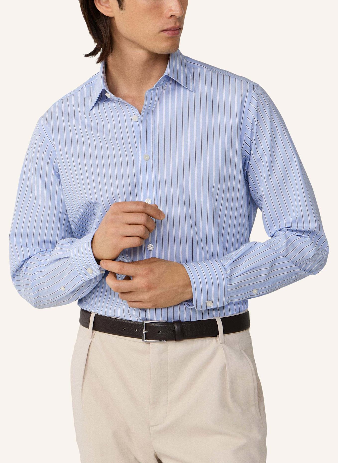 HACKETT LONDON Freizeithemd EOE BUTCHER STRIPE: BLAU