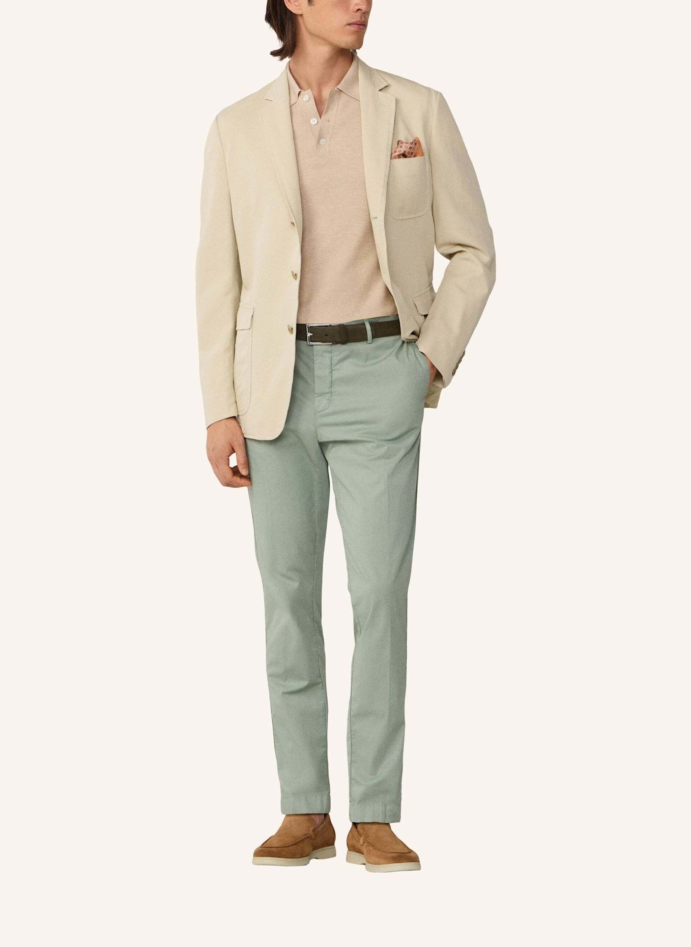 HACKETT LONDON Chino ULTRA LW CHINO: GRÜN