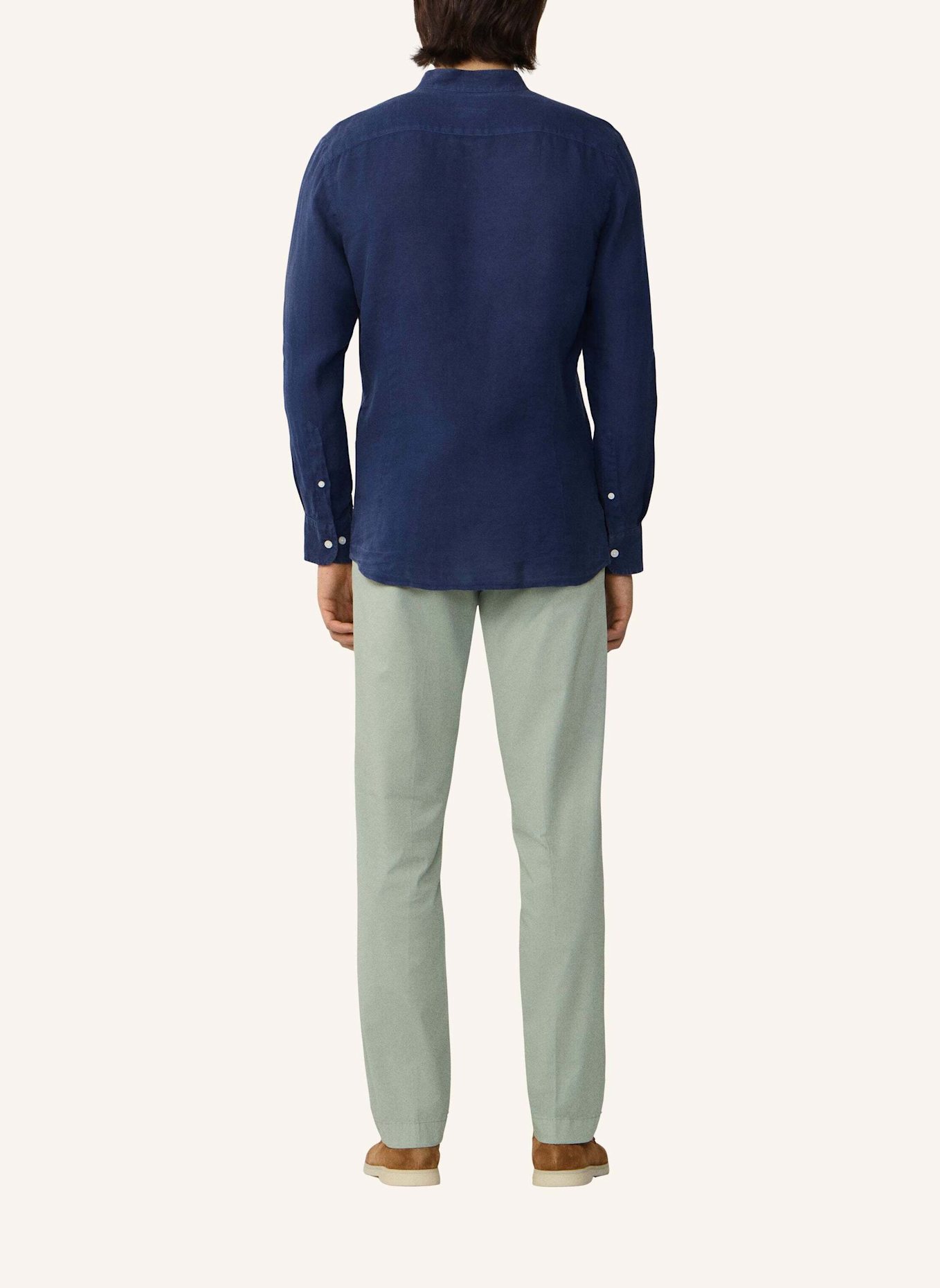 HACKETT LONDON Freizeithemd ESS GMD LINEN PORTER: BLAU