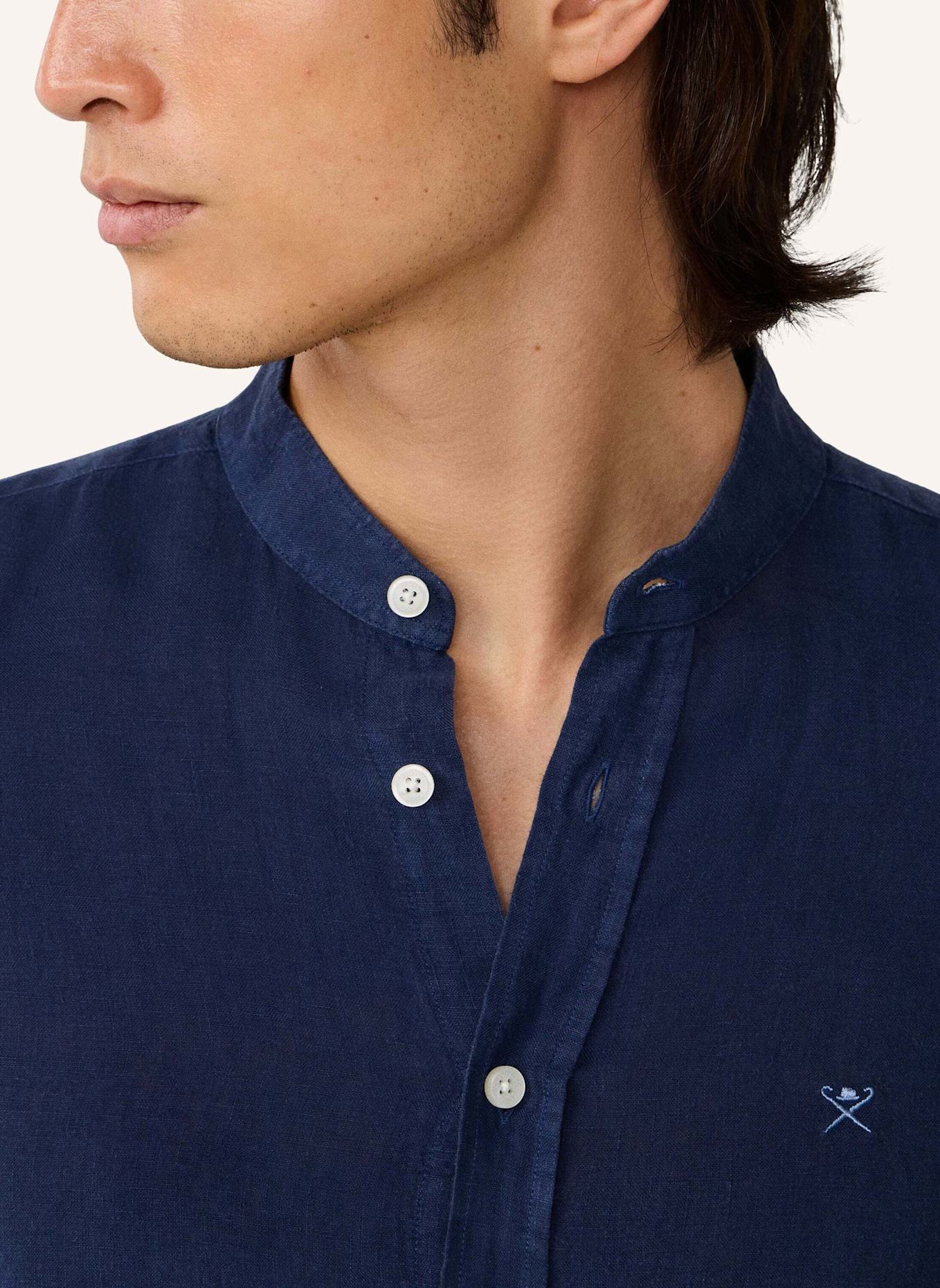 HACKETT LONDON Freizeithemd ESS GMD LINEN PORTER: BLAU