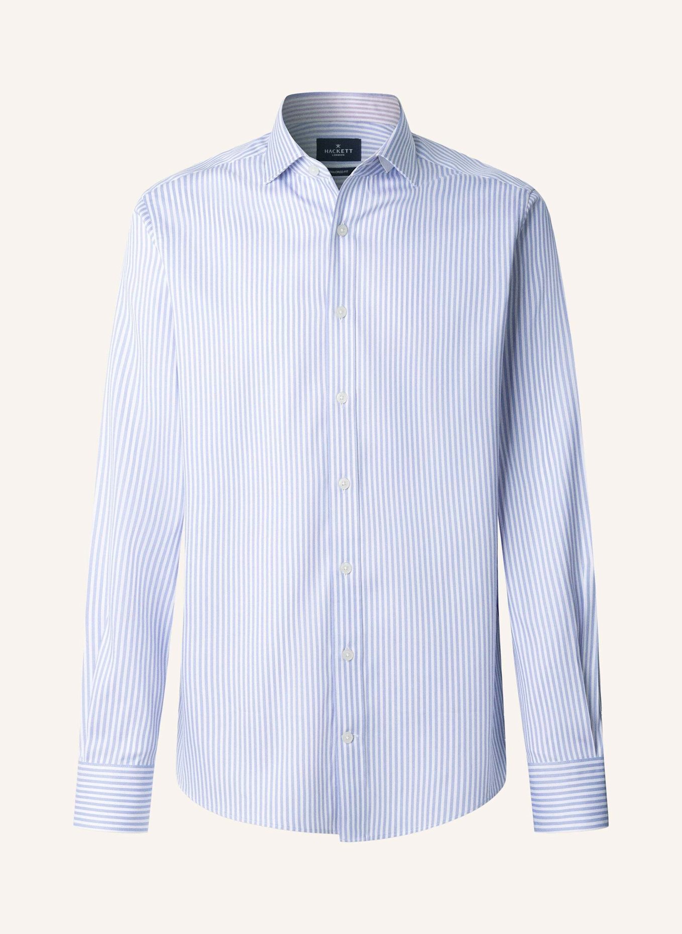 HACKETT LONDON Freizeithemd DOUBLE FACE BENGAL STR: BLAU