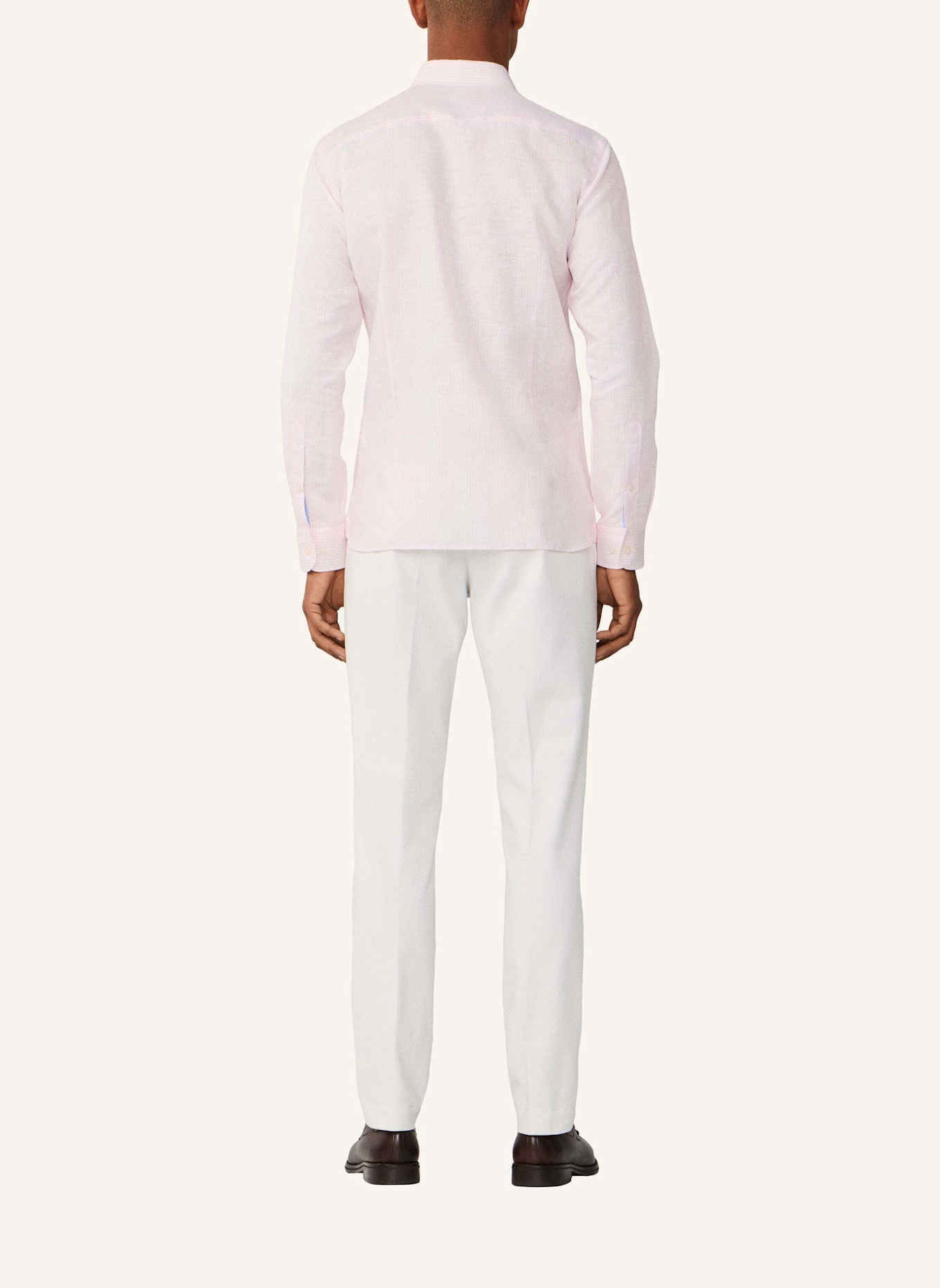 HACKETT LONDON Freizeithemd ESS LINEN BENGAL: HELLROSA