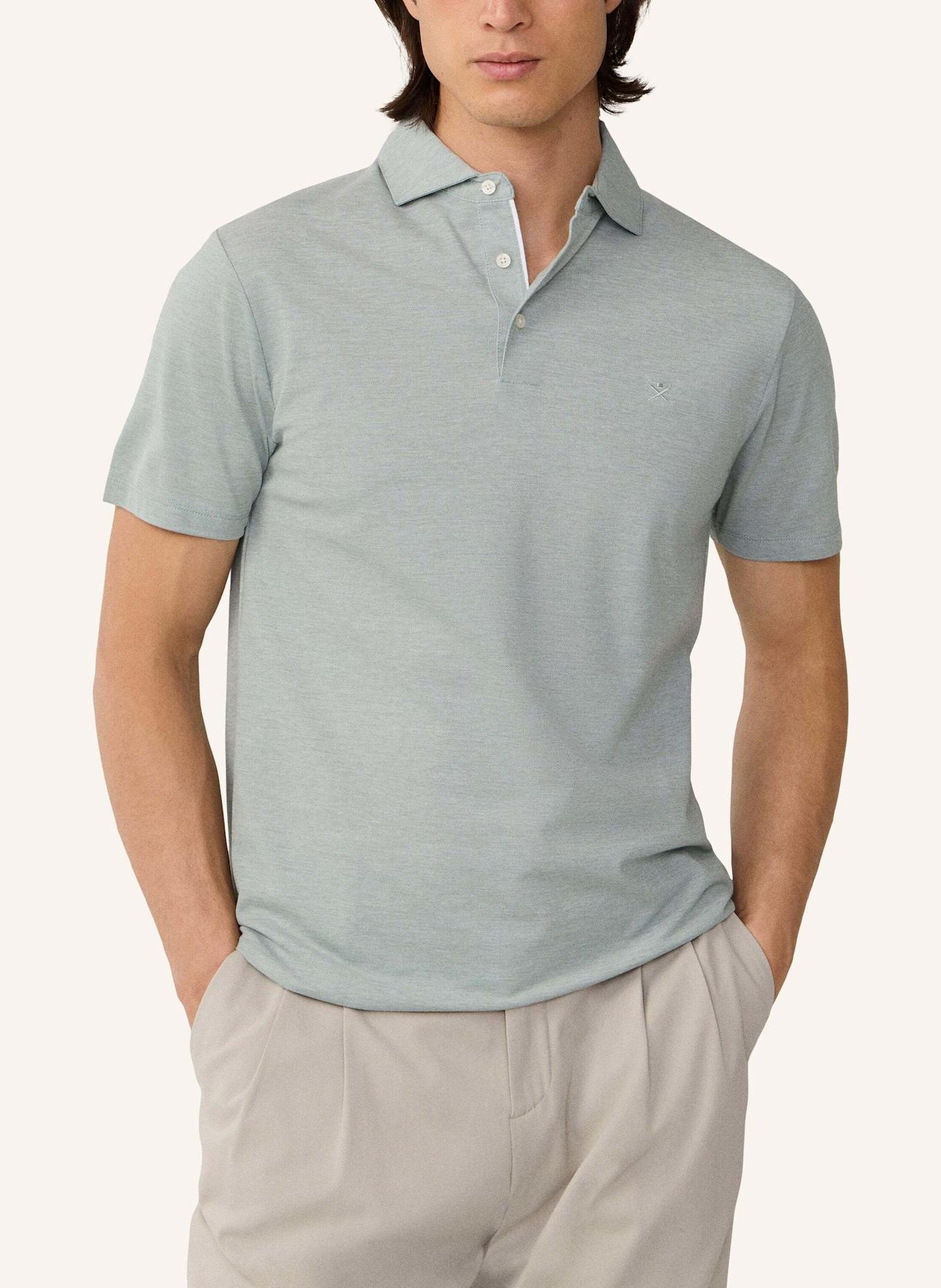 HACKETT LONDON Poloshirt OXFORD PIQUE POLO SS: GRÜN