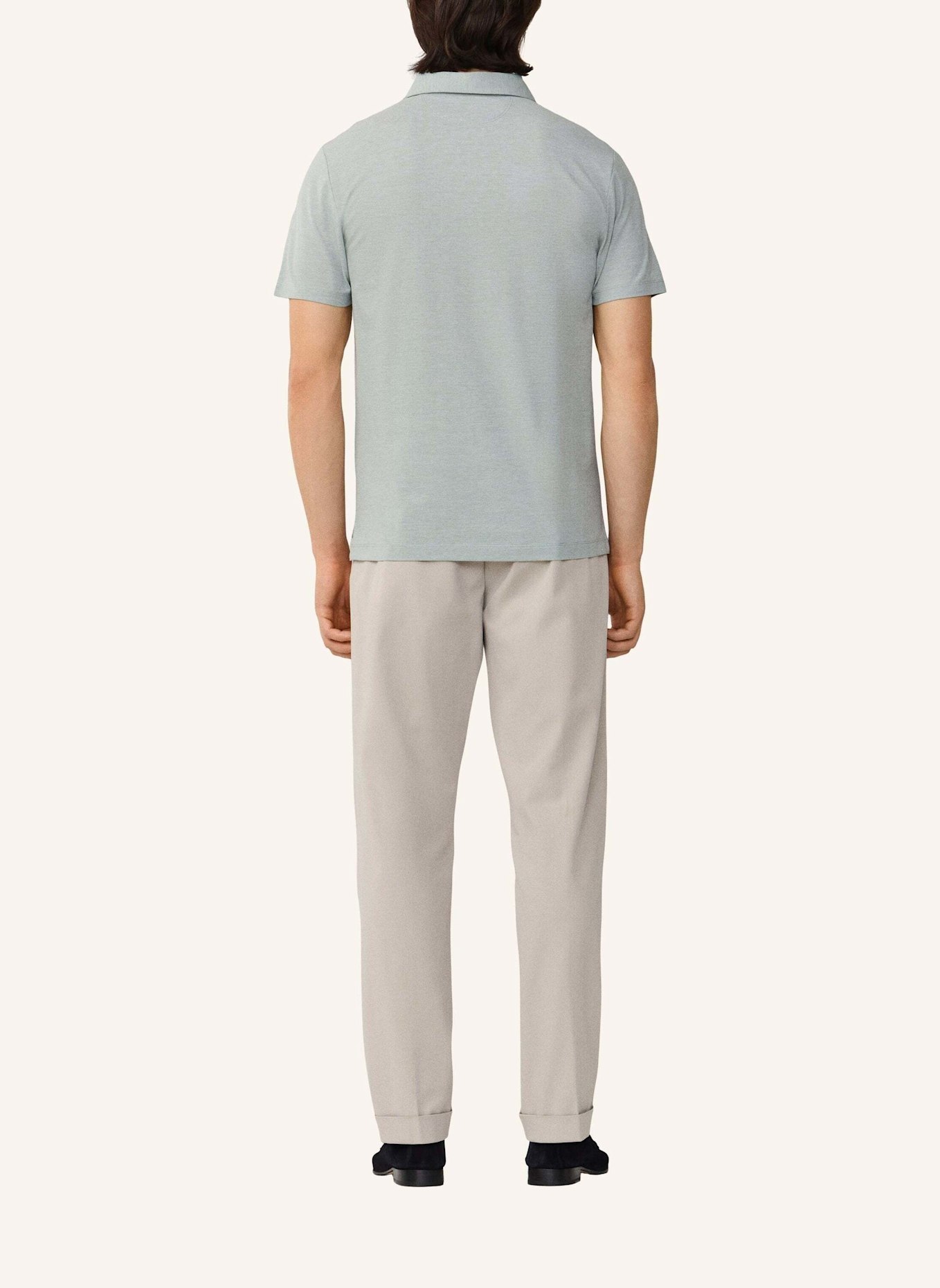 HACKETT LONDON Poloshirt OXFORD PIQUE POLO SS: GRÜN