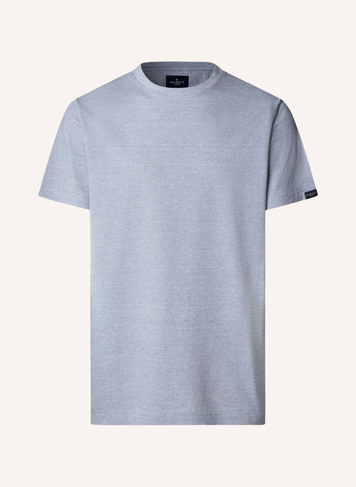 HACKETT LONDON T-Shirt PIN STRIPE TEE: BLAU