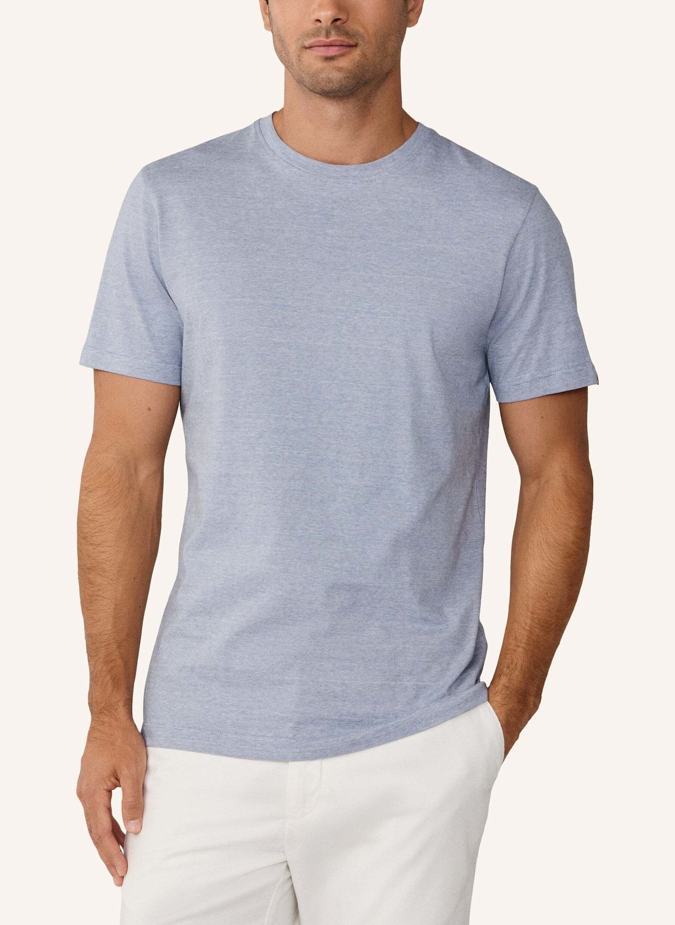 HACKETT LONDON T-Shirt PIN STRIPE TEE: BLAU