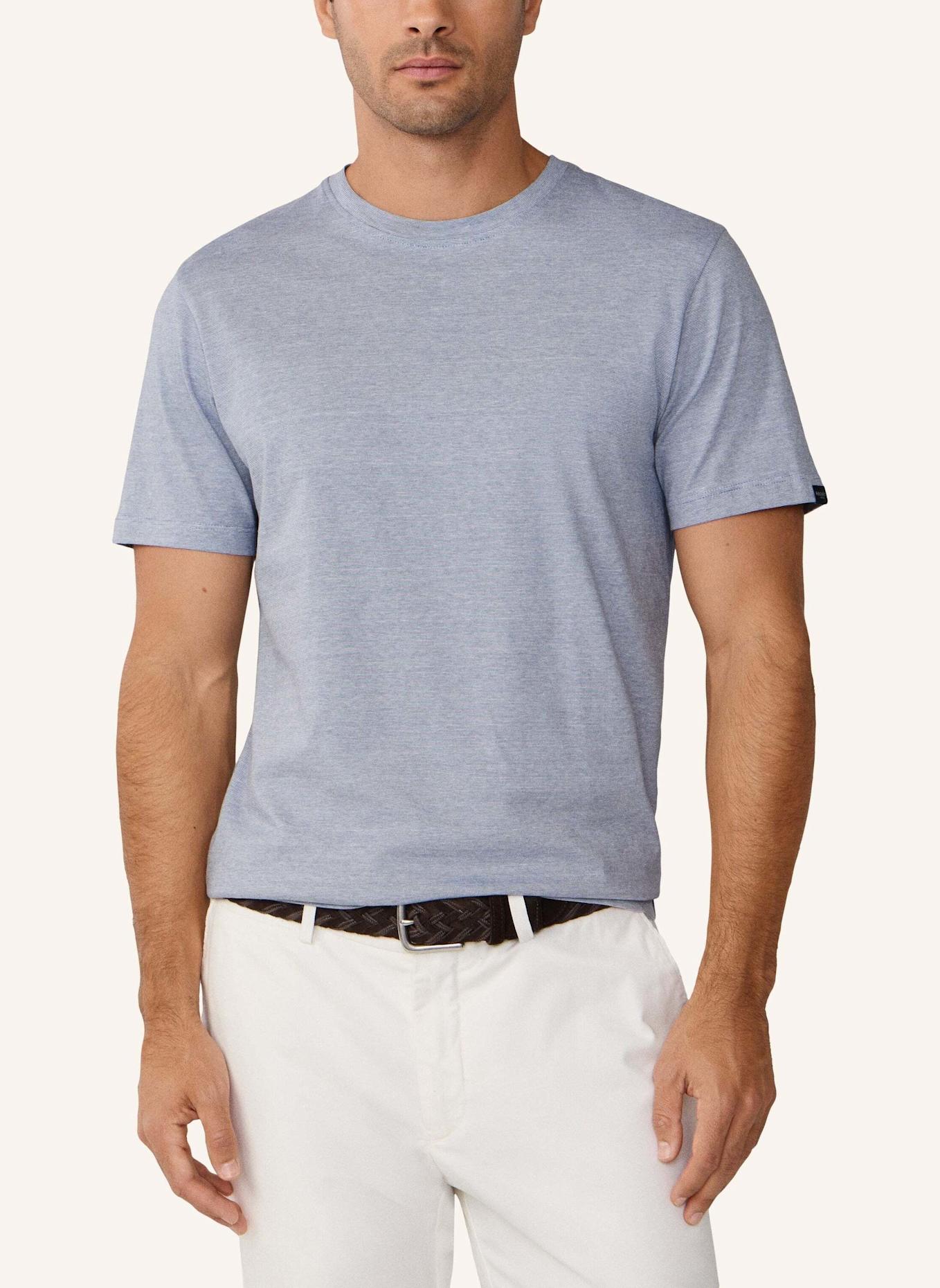 HACKETT LONDON T-Shirt PIN STRIPE TEE: BLAU
