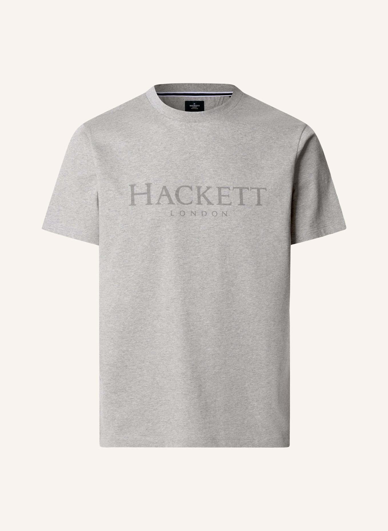 HACKETT LONDON T-Shirt HERITAGE ESS TEE: HELLGRAU