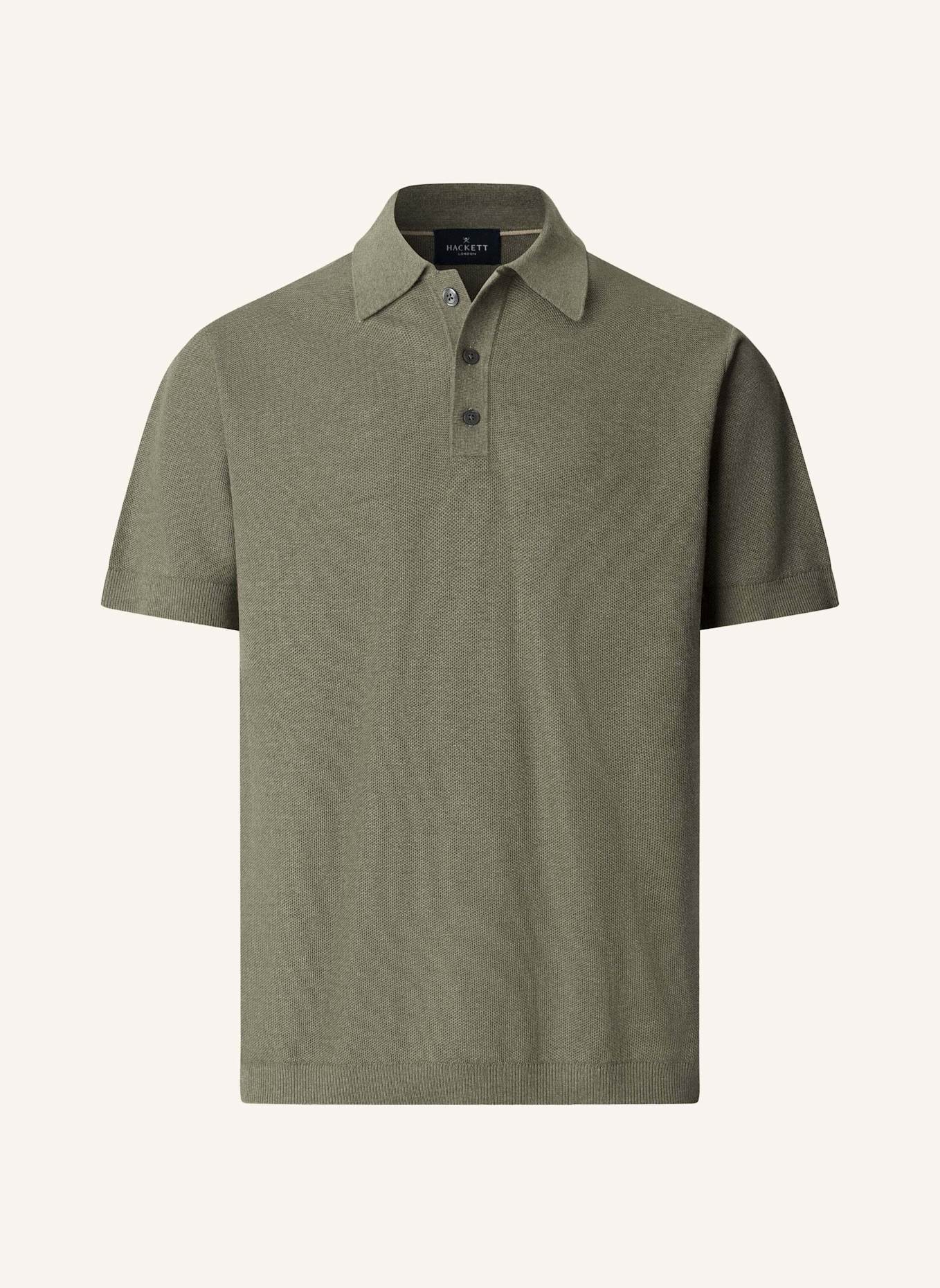 HACKETT LONDON Poloshirt HONEYCOMB SS POLO: GRÜN
