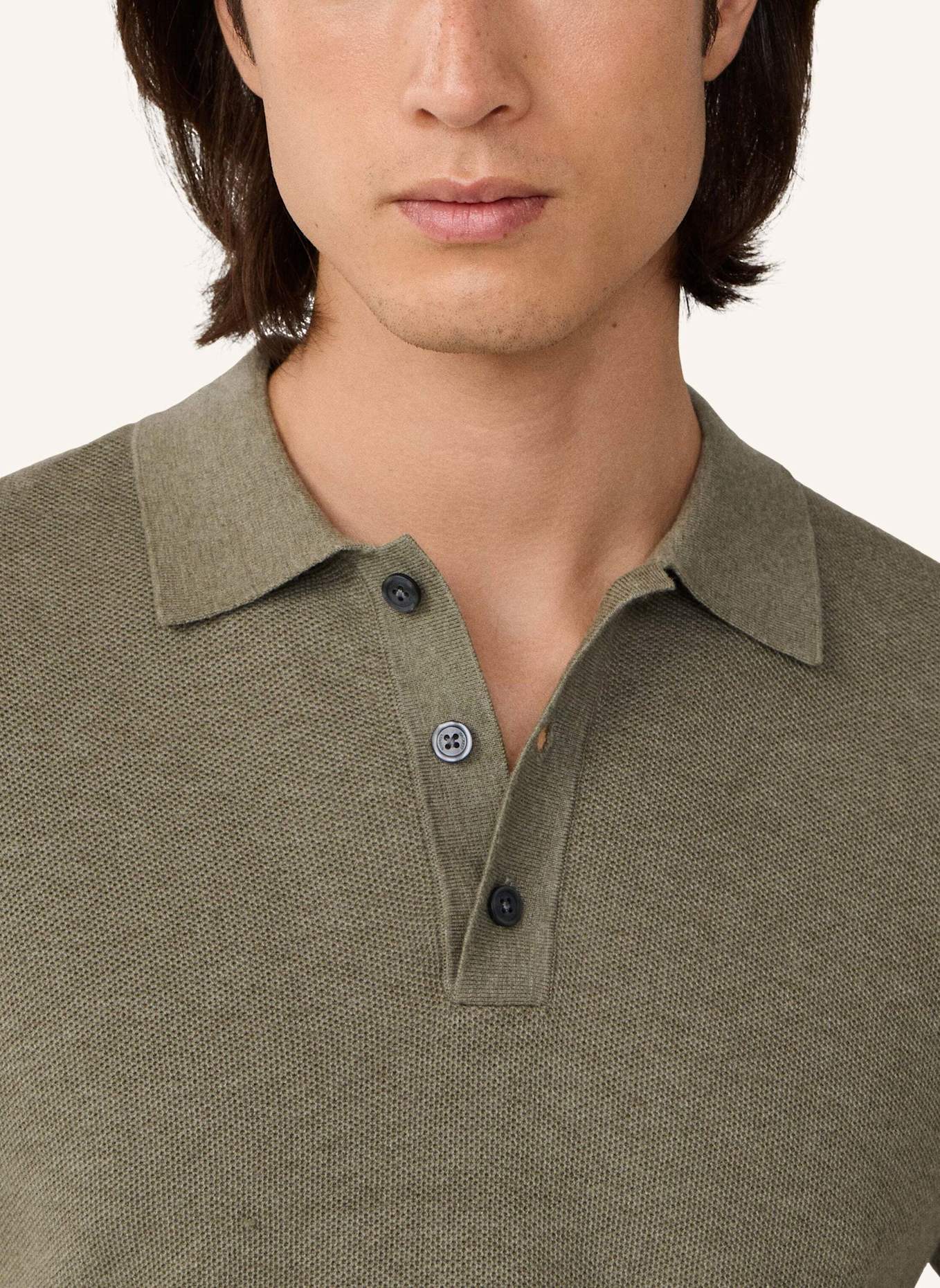 HACKETT LONDON Poloshirt HONEYCOMB SS POLO: GRÜN