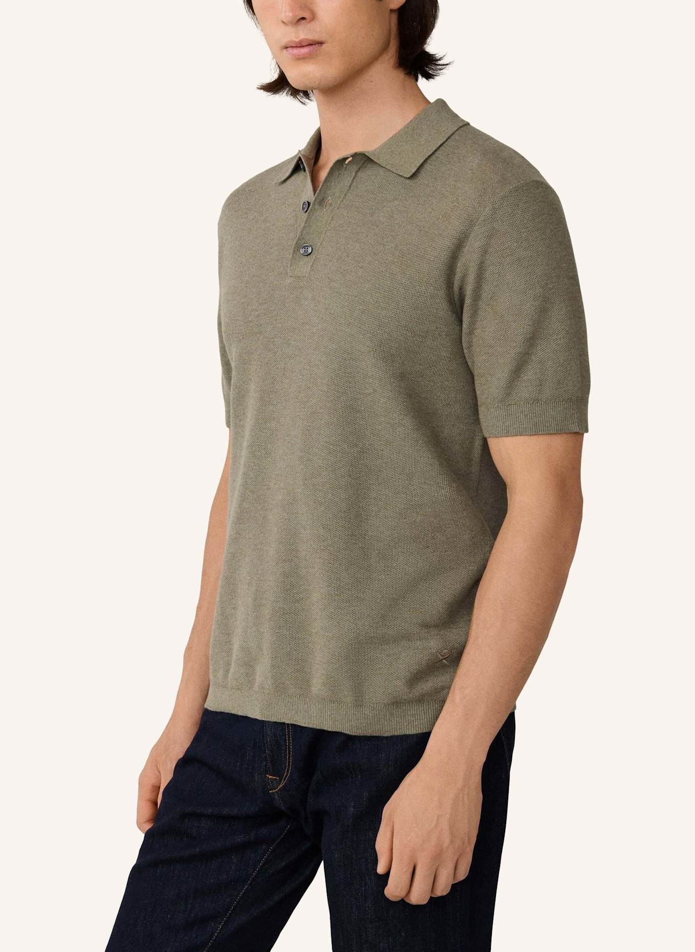 HACKETT LONDON Poloshirt HONEYCOMB SS POLO: GRÜN